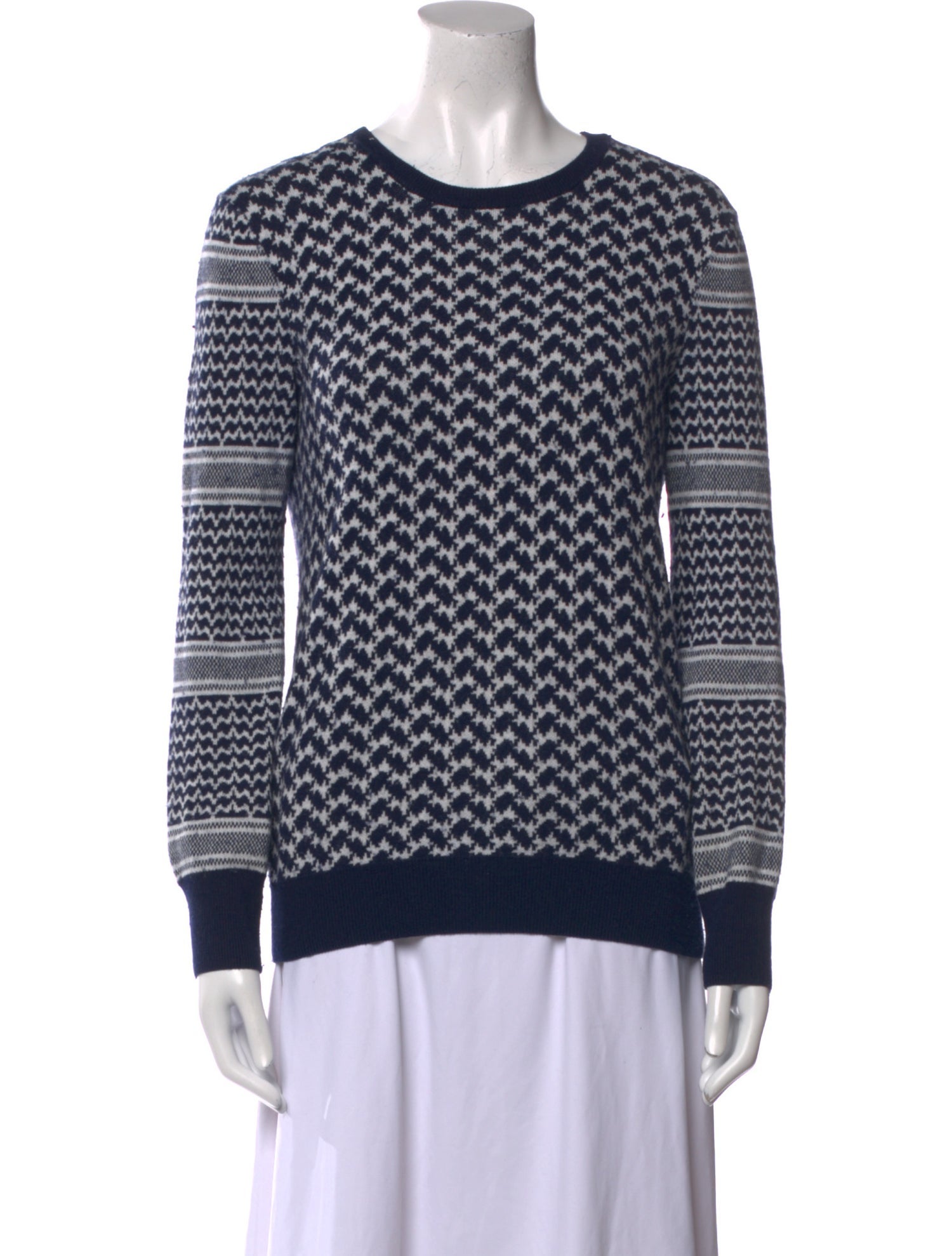 Equipment Printed Crew Neck Sweater