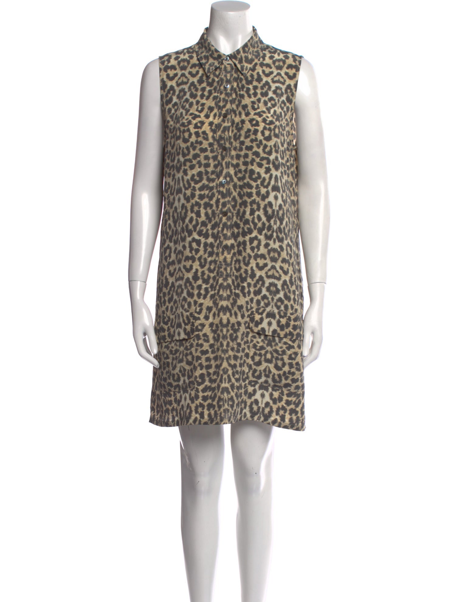 Equipment Silk Knee-Length Dress