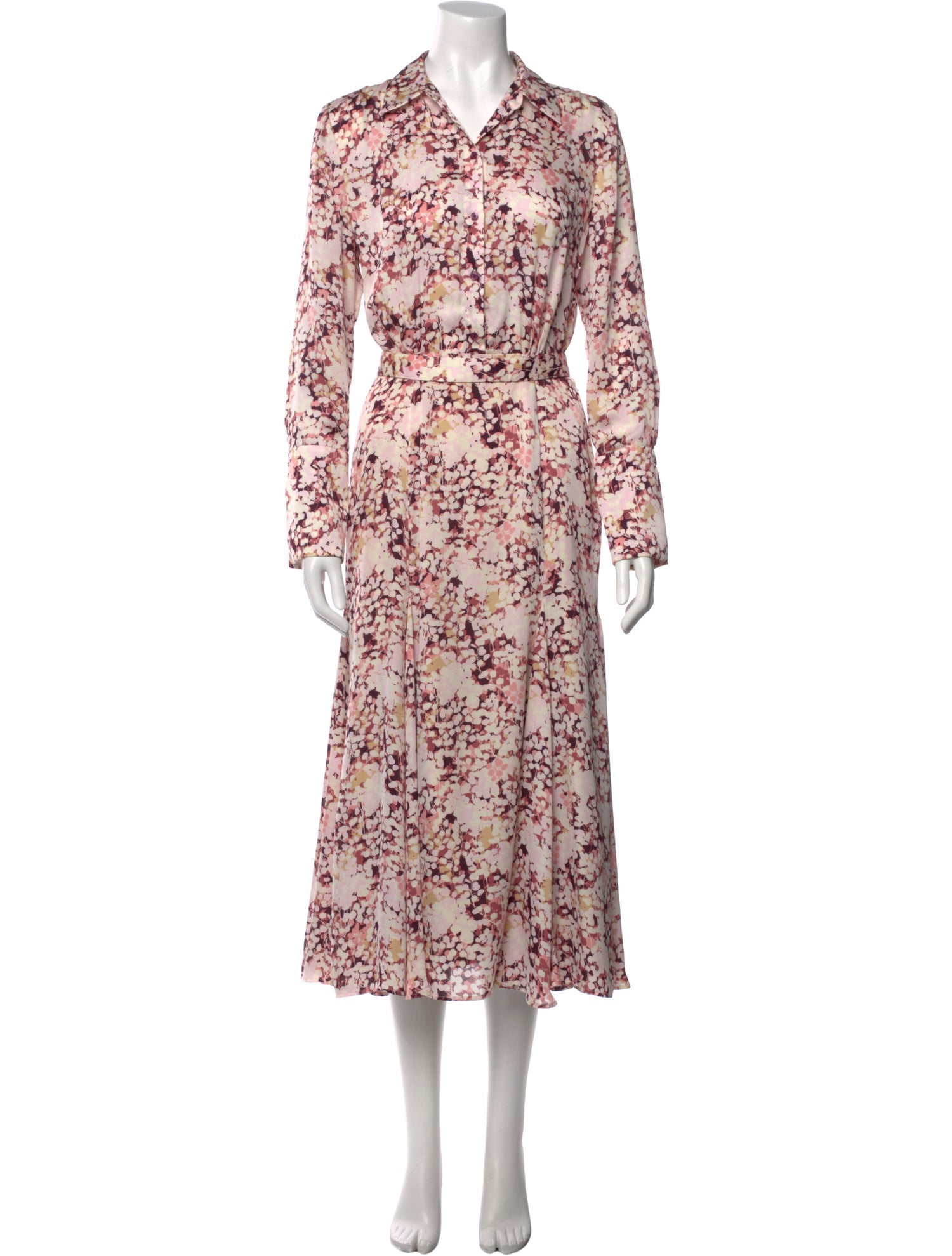 Equipment Floral Print Long Dress