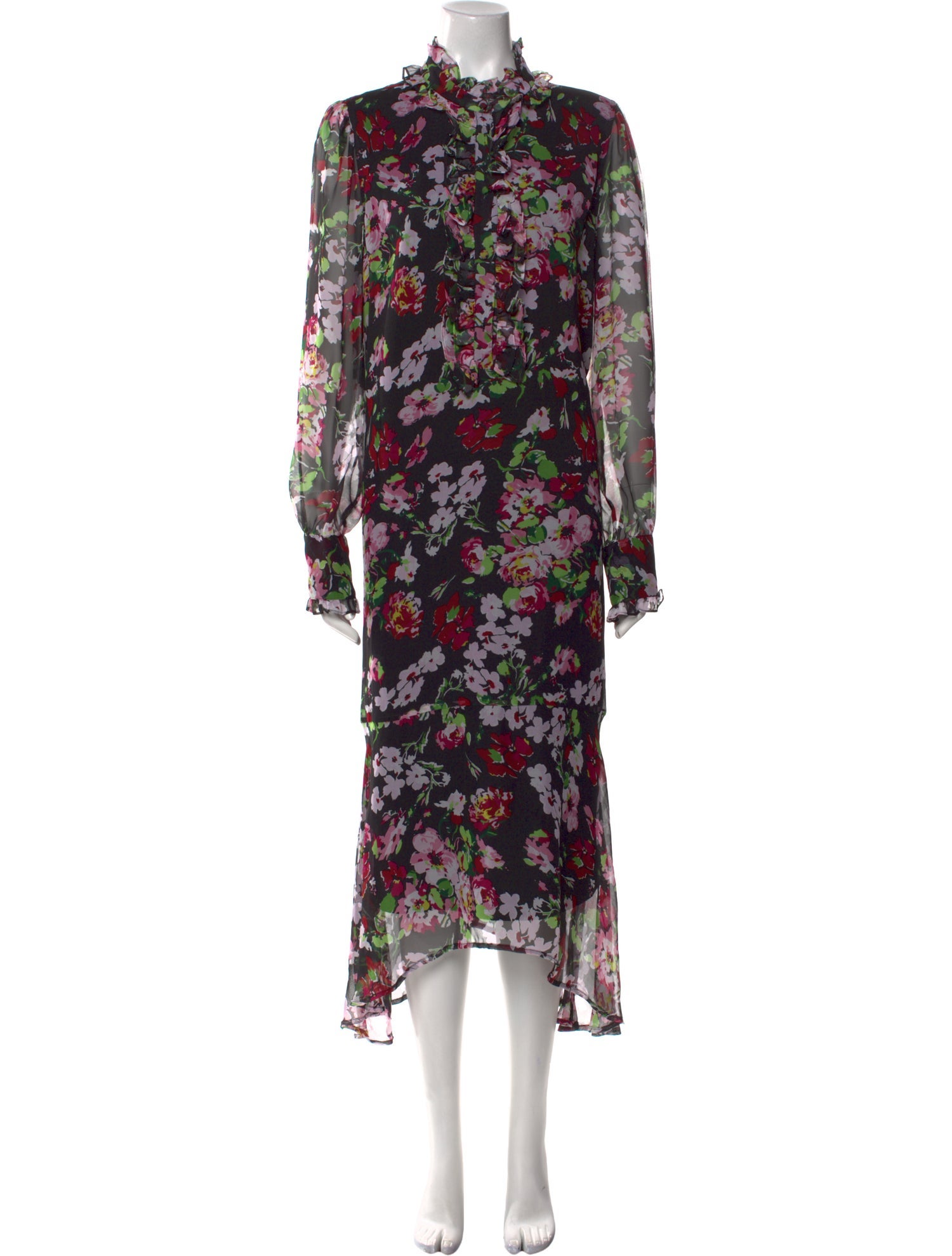 Equipment Silk Midi Length Dress