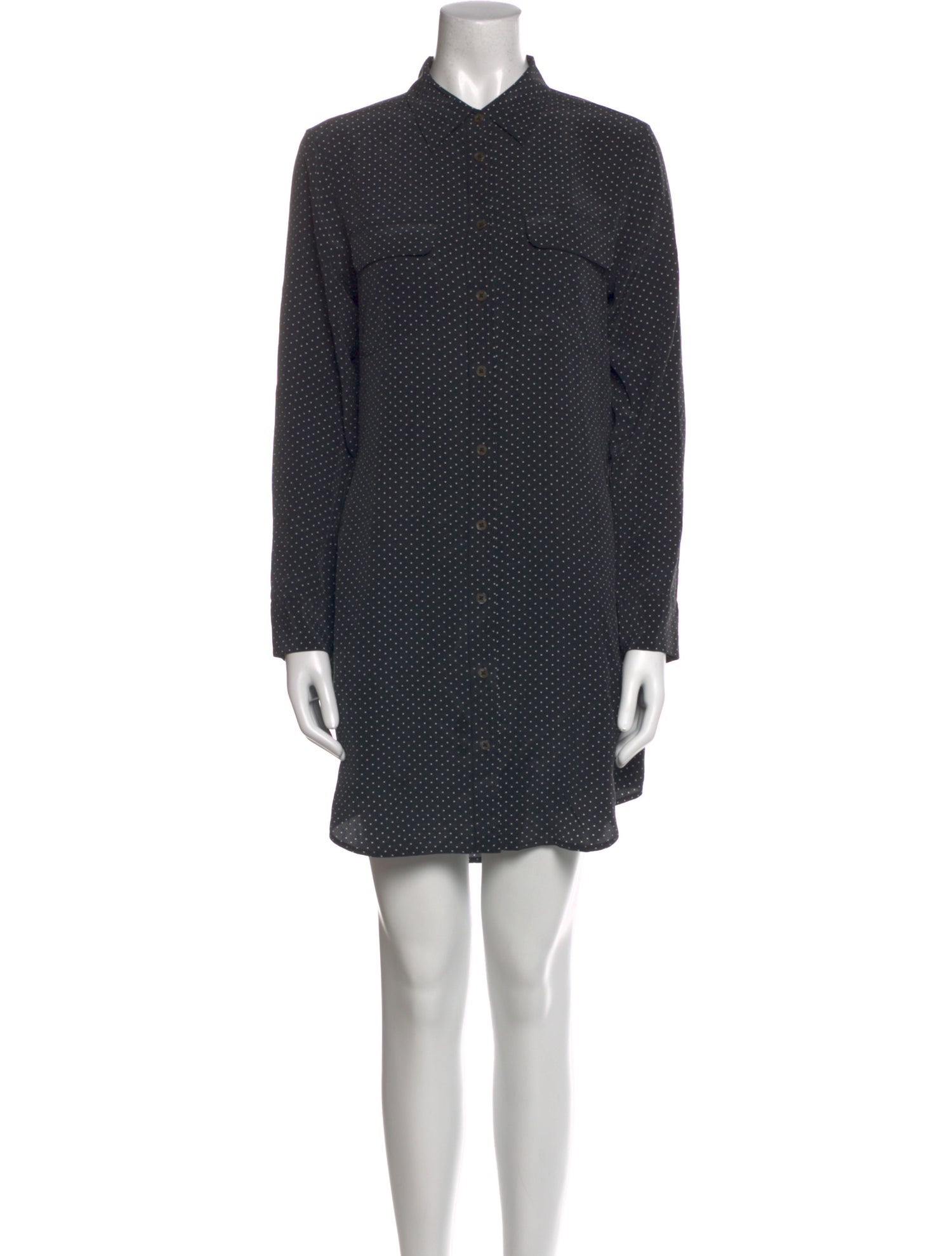 Equipment Polka Dot Print Mini Dress