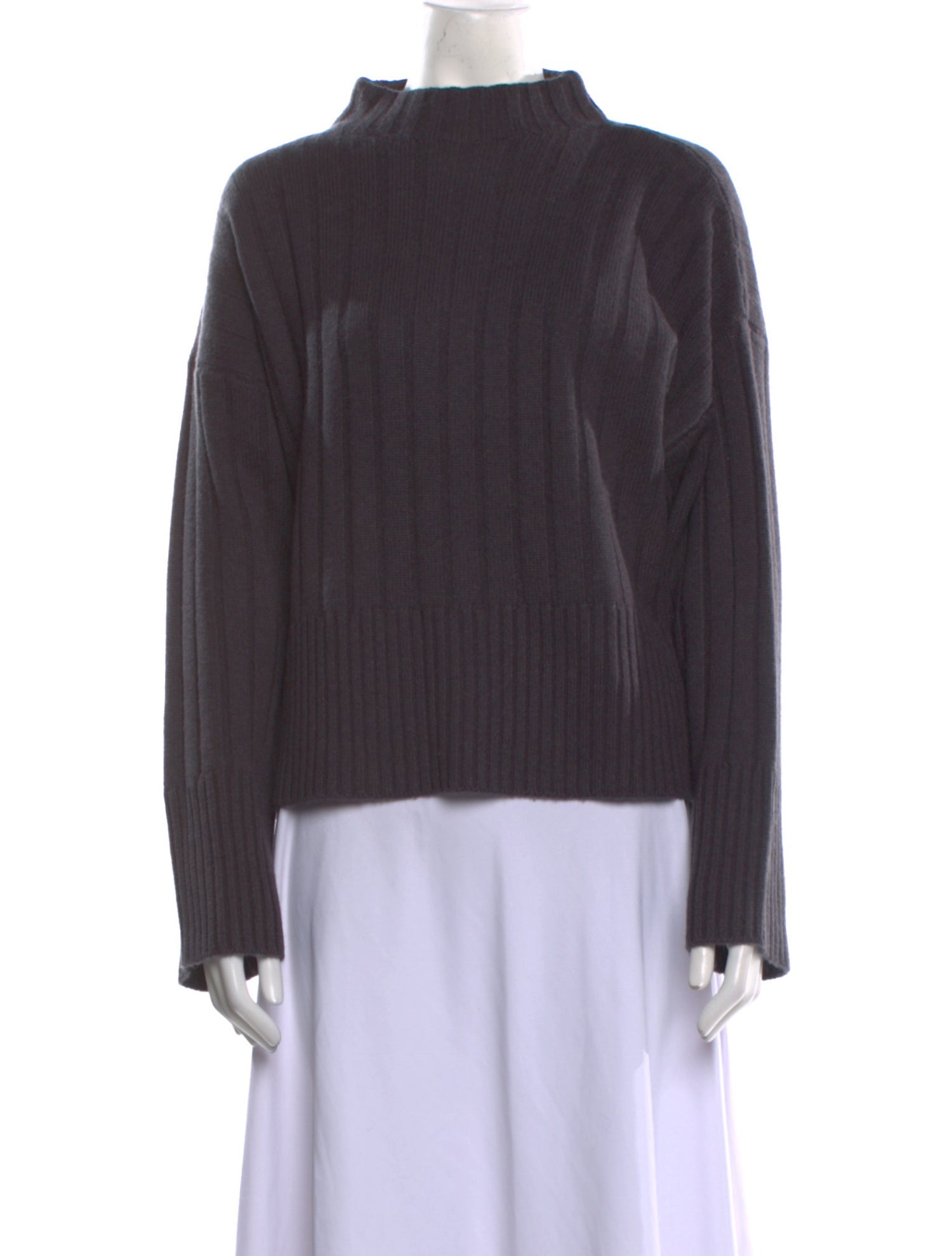 Equipment Wool Mock Neck Sweater