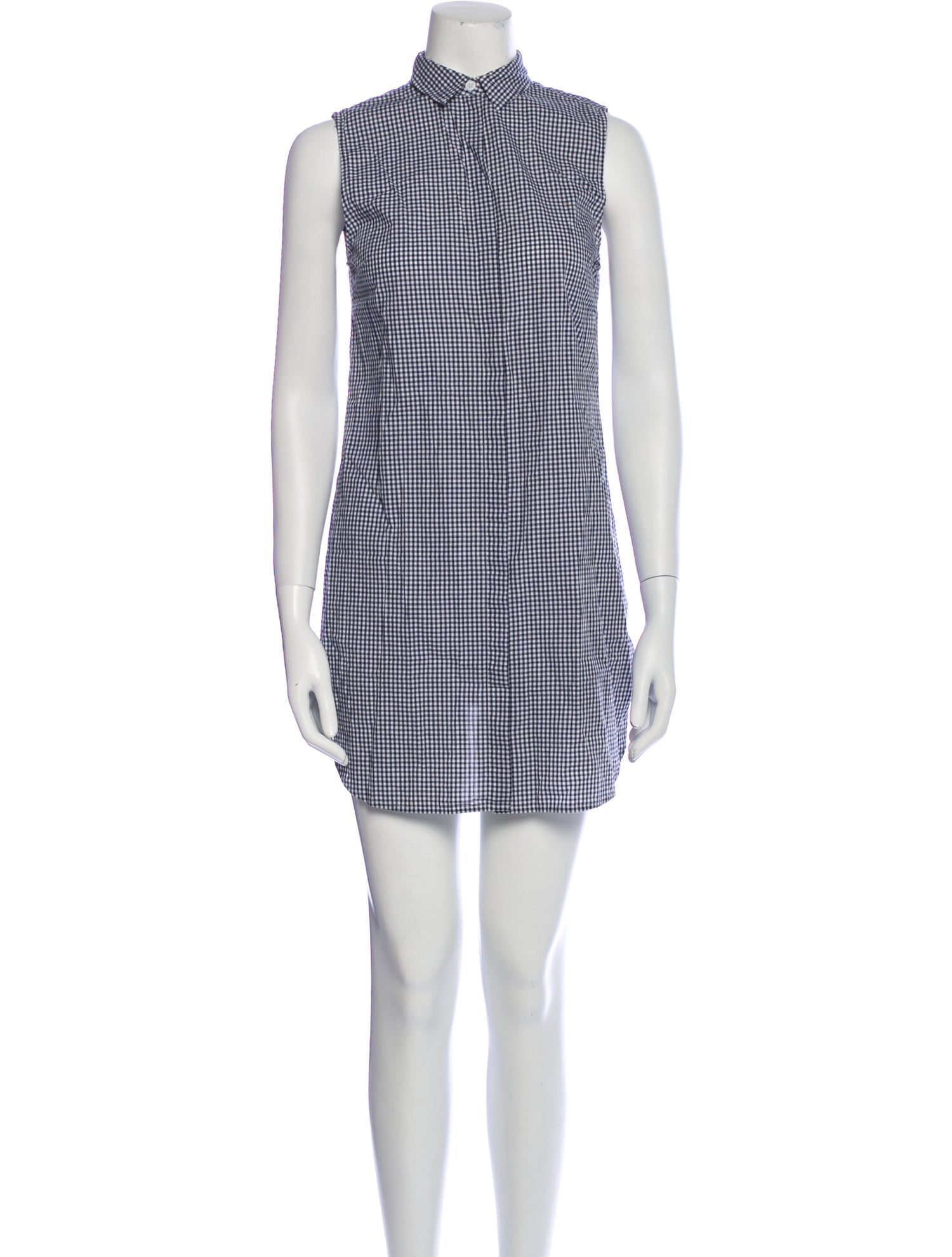 Equipment Plaid Print Mini Dress