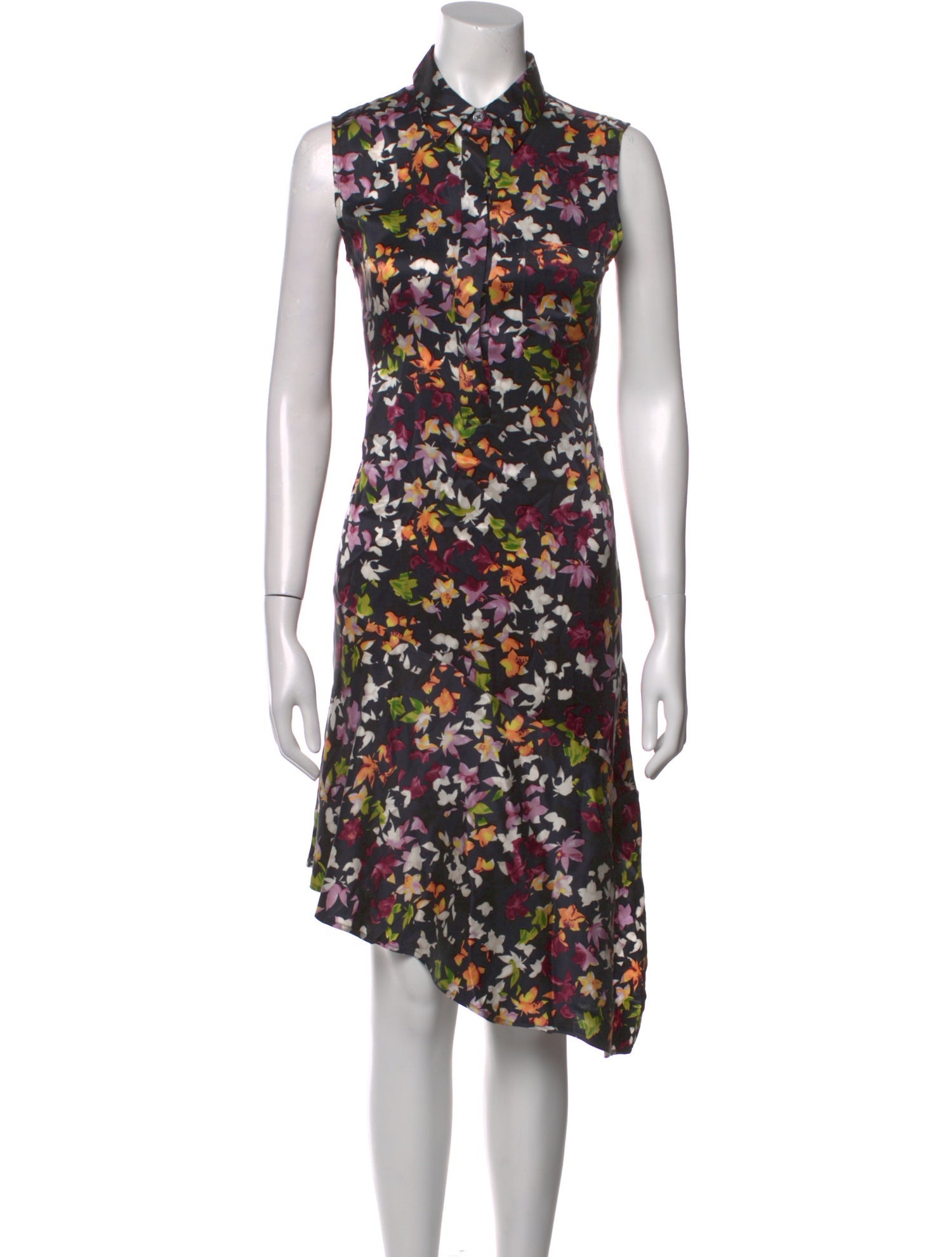 Equipment Silk Midi Length Dress