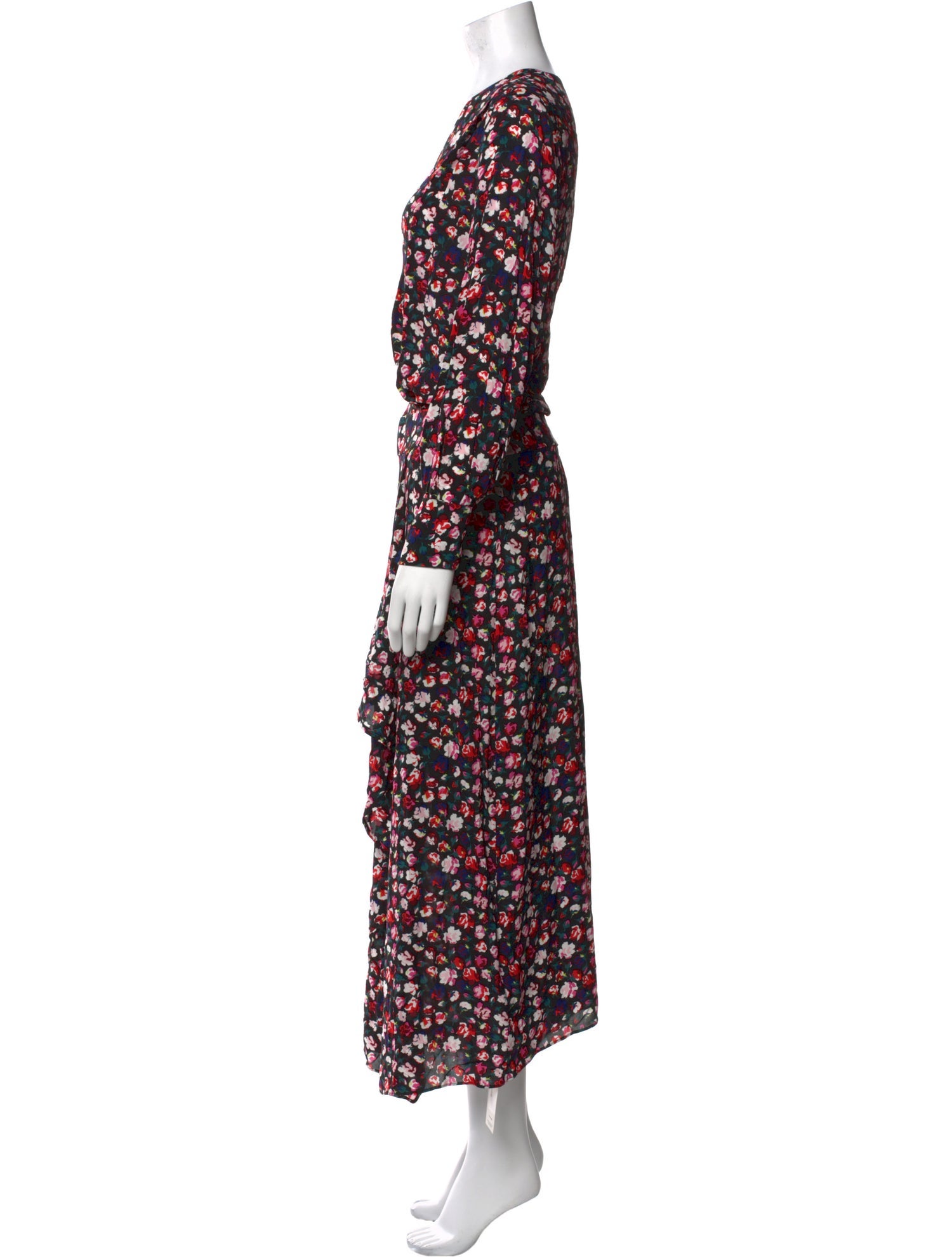 Equipment Floral Print Long Dress