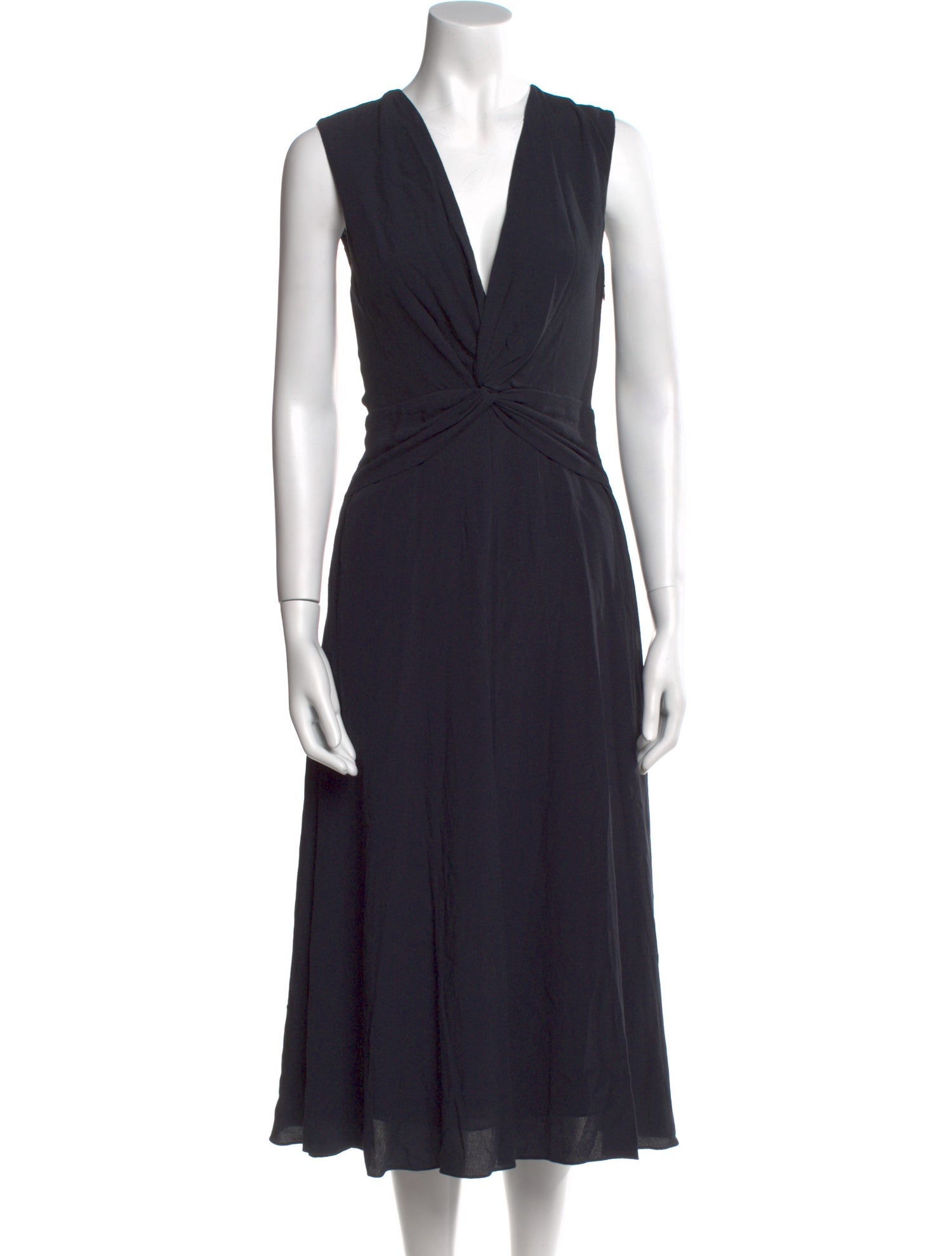 Equipment V-Neck Long Dress