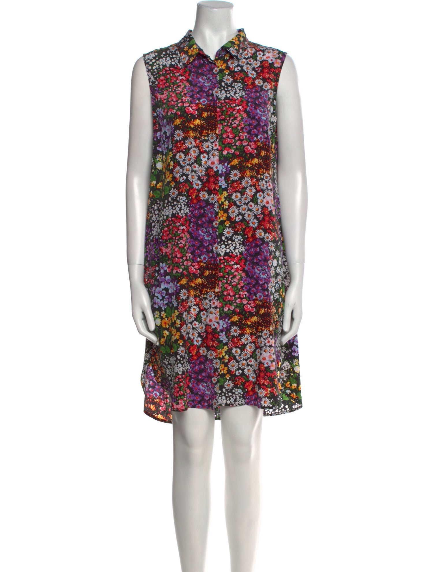 Equipment Silk Knee-Length Dress