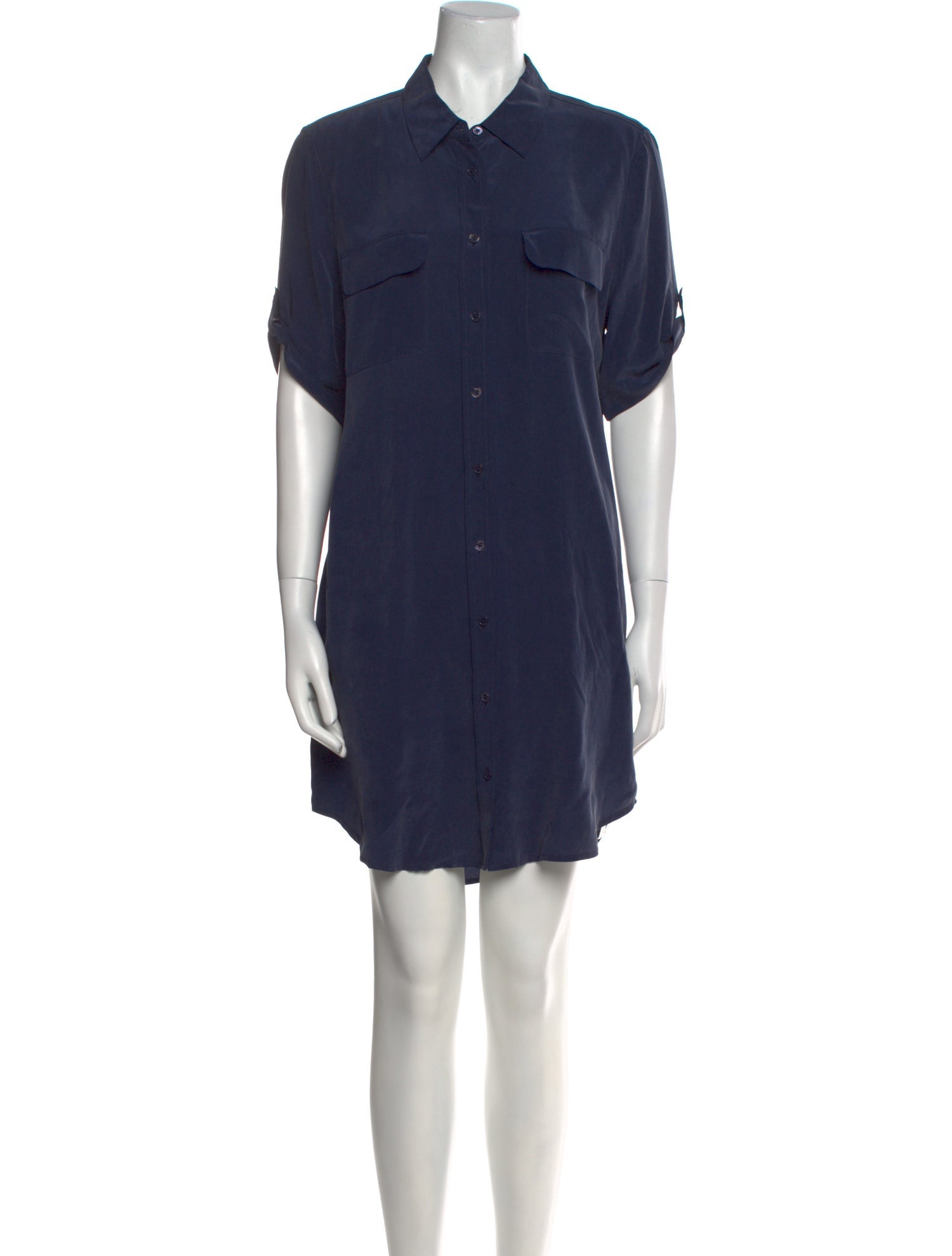 Equipment Silk Knee-Length Dress