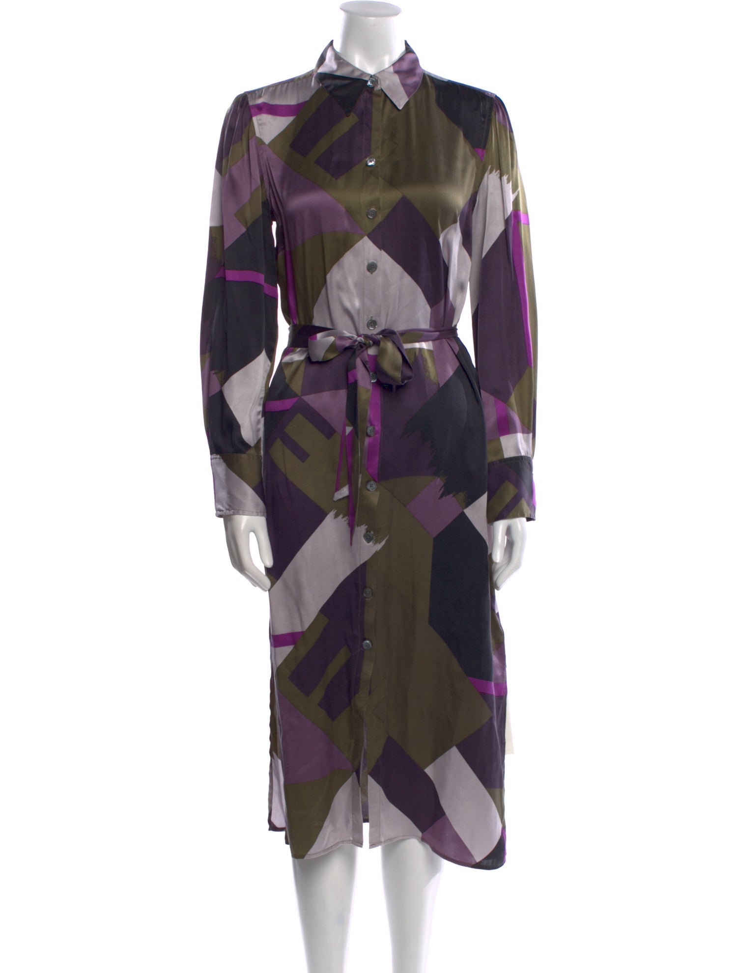 Equipment Silk Midi Length Dress