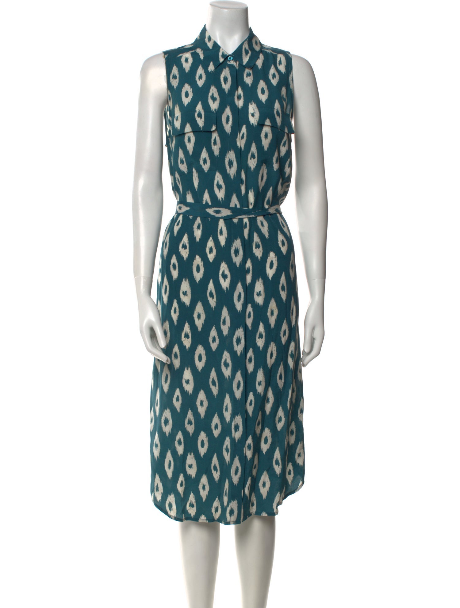 Equipment Silk Midi Length Dress