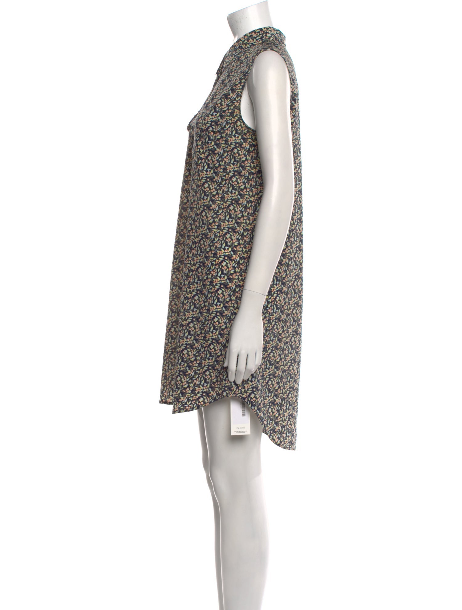 Equipment Silk Knee-Length Dress