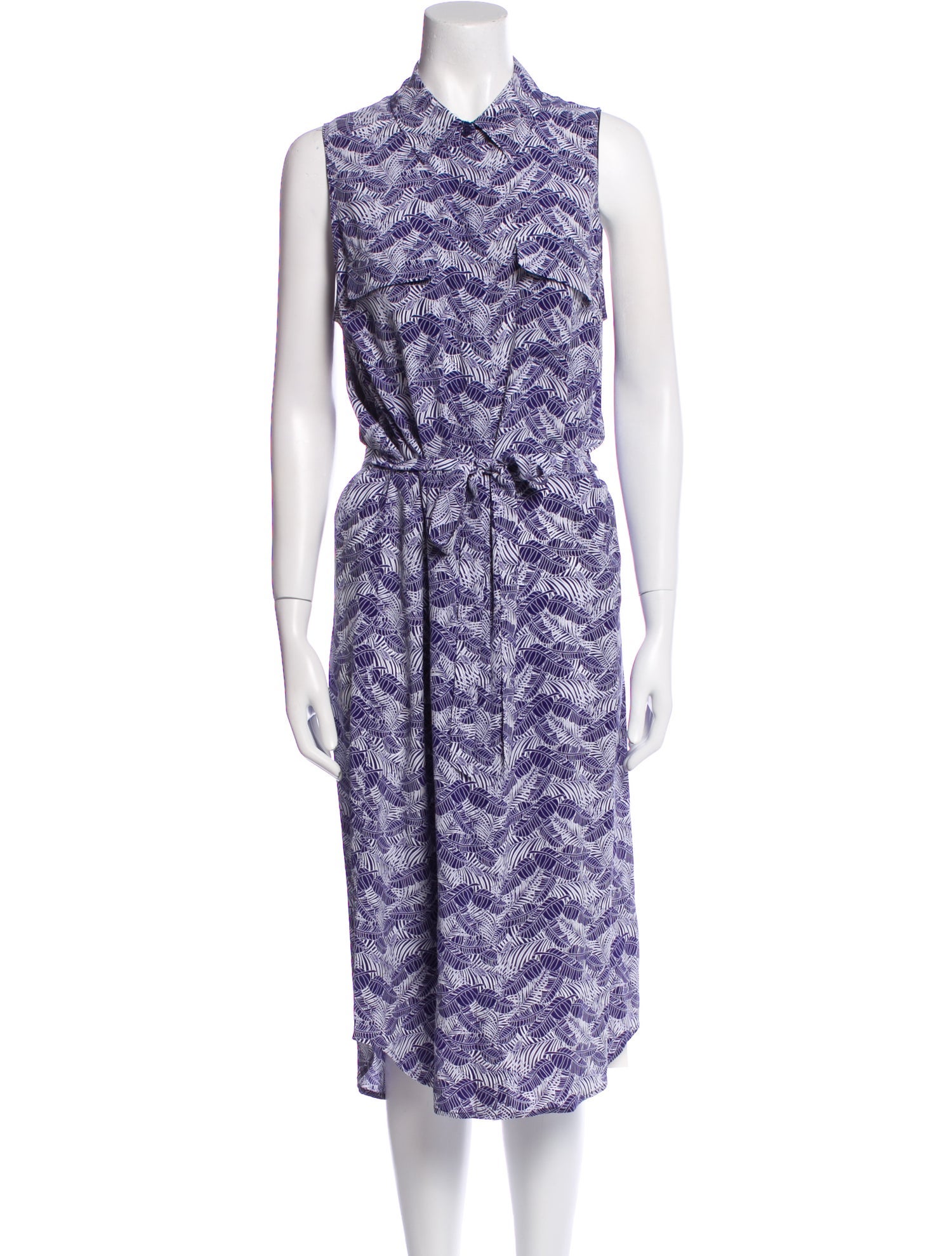 Equipment Silk Long Dress