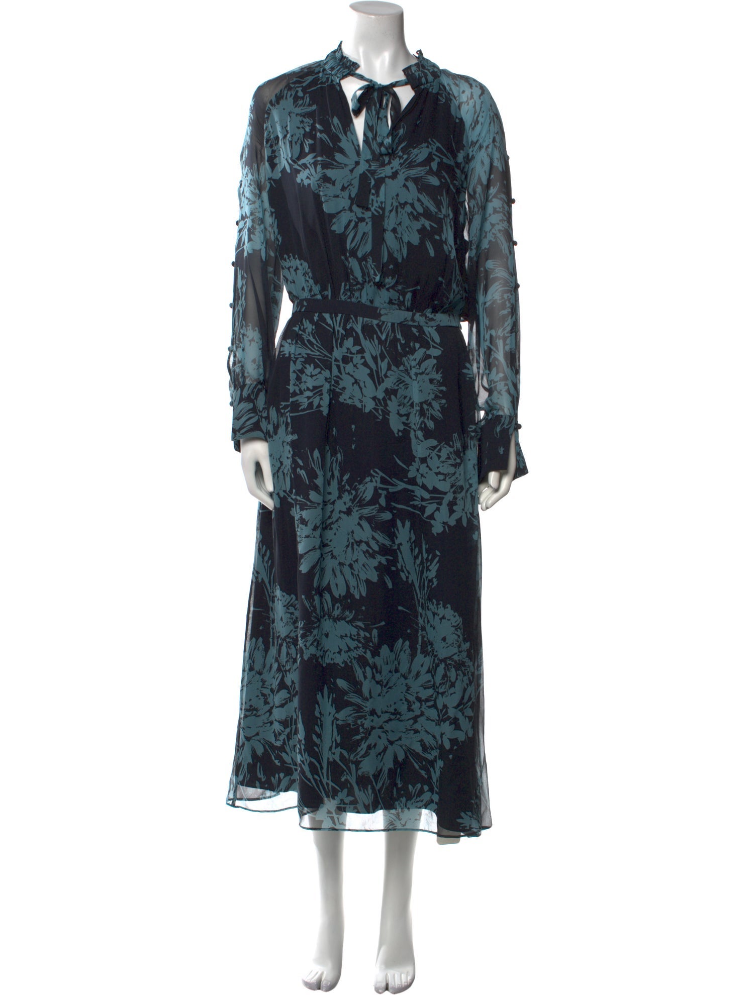 Equipment Silk Long Dress