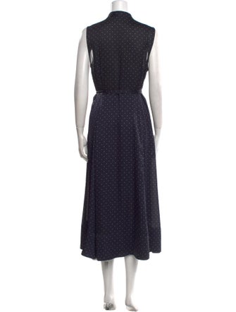 Equipment Polka Dot Print Long Dress