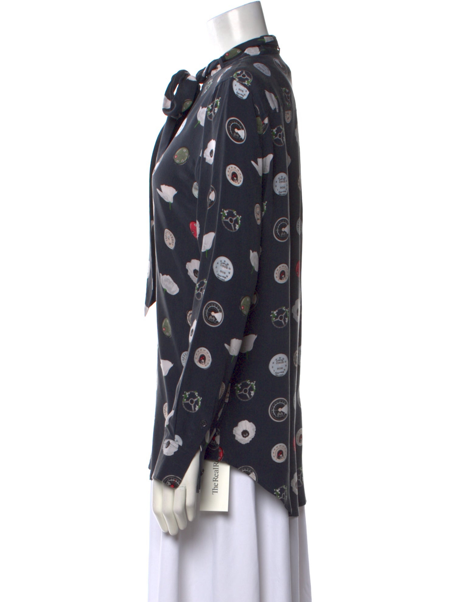 Equipment Silk Printed Sweater