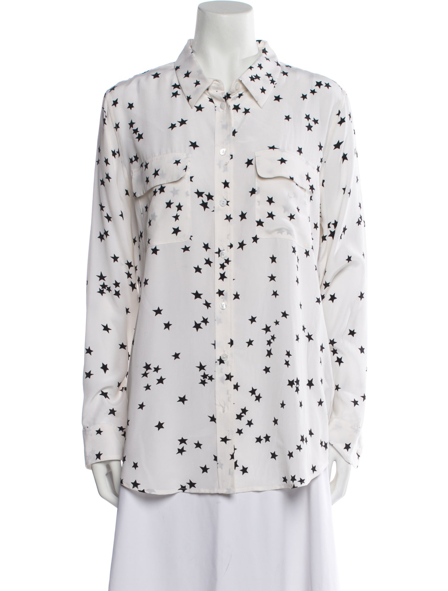 Equipment Silk Printed Sweater