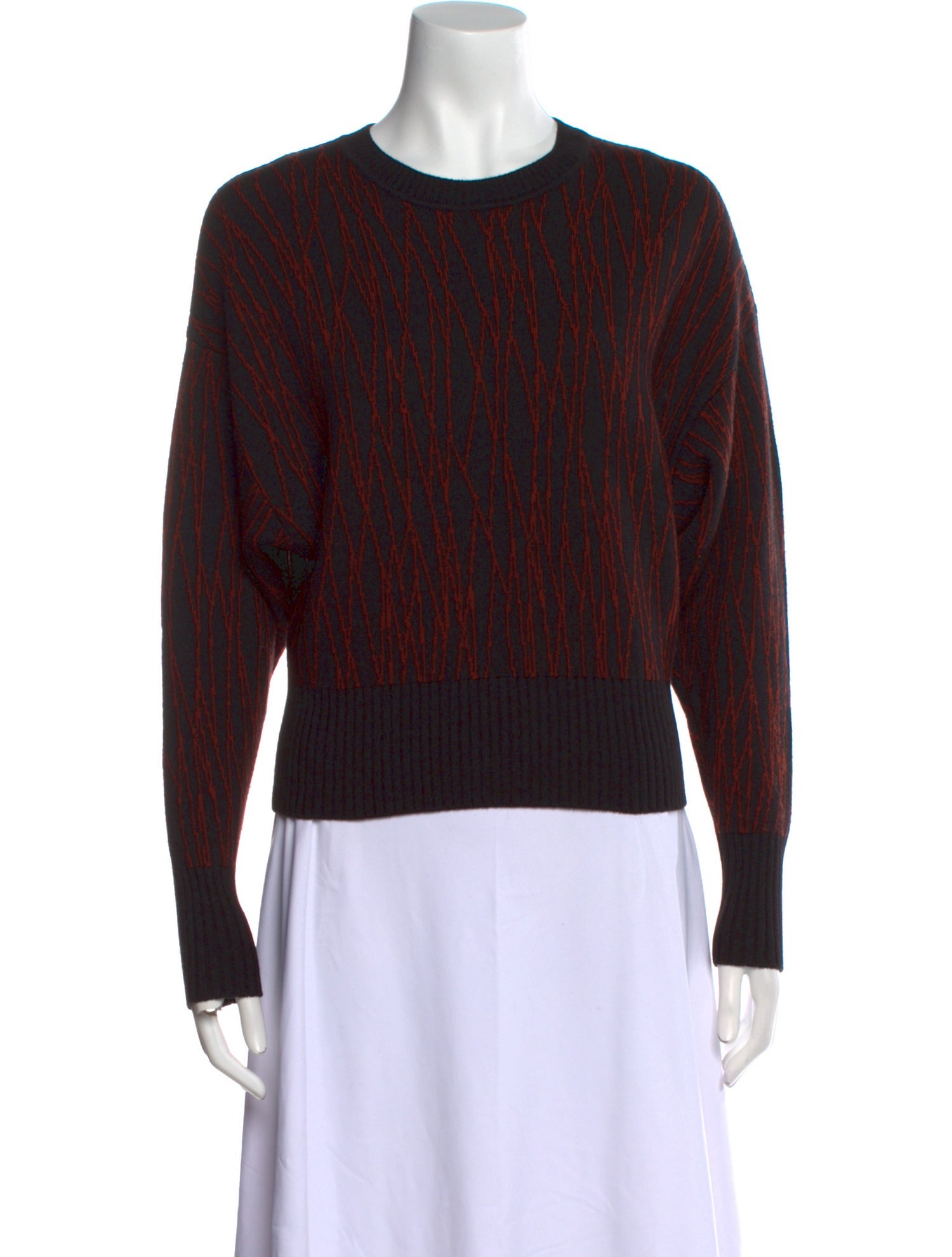 Equipment Wool Printed Sweater