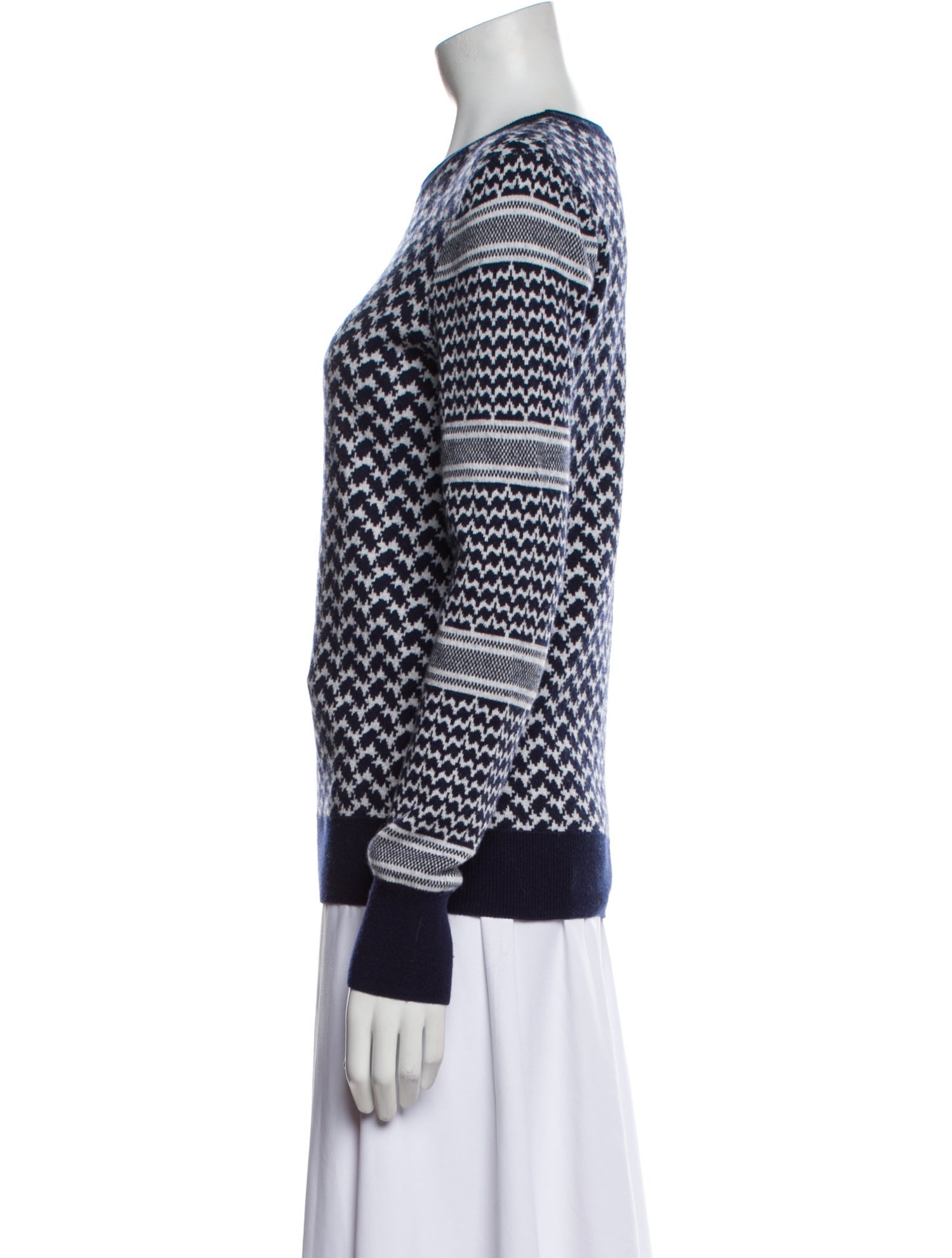 Equipment Printed Crew Neck Sweater