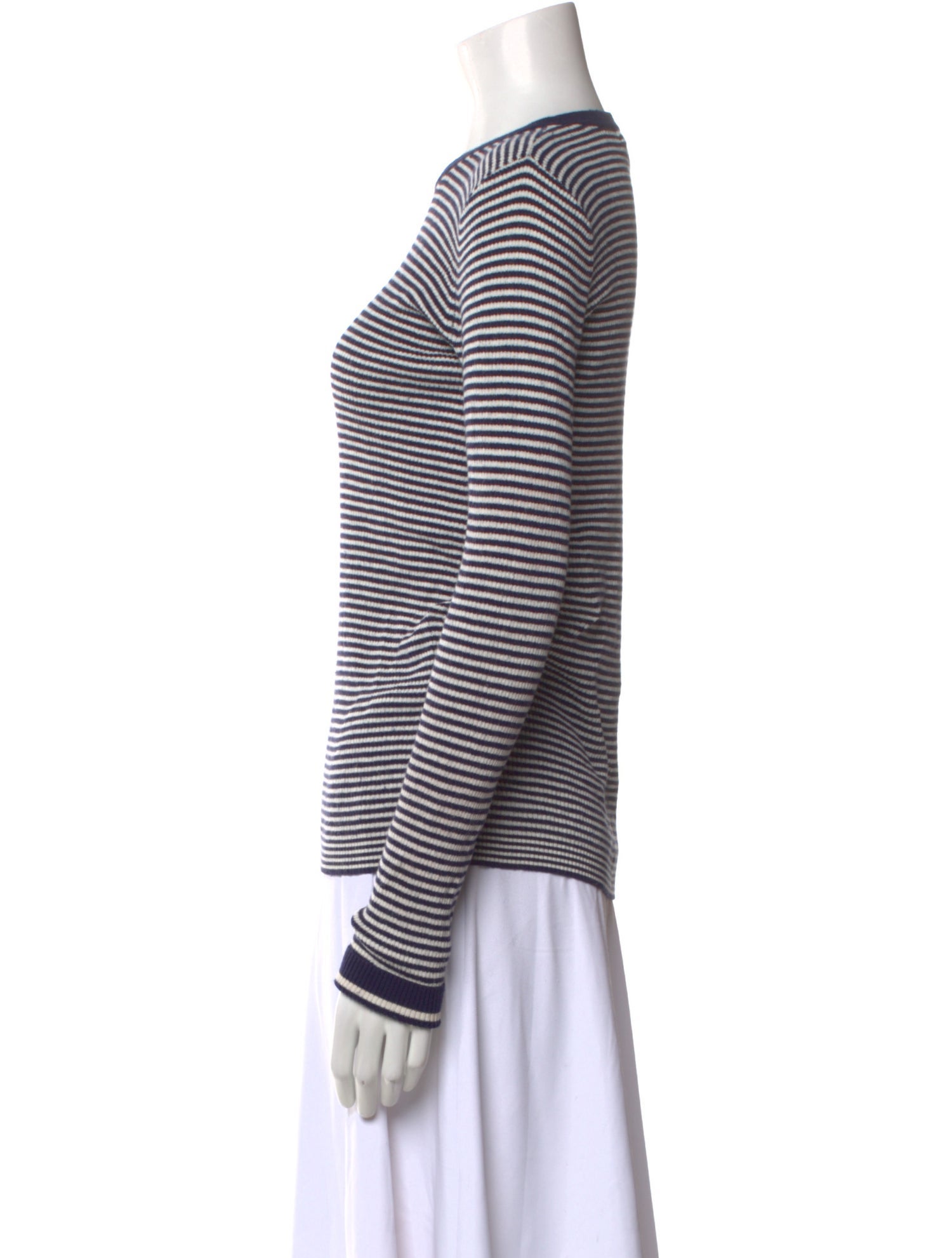 Equipment Striped Crew Neck Sweater