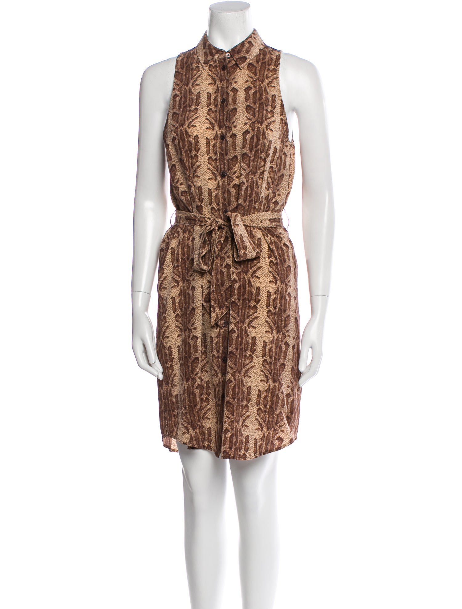 Equipment Silk Knee-Length Dress