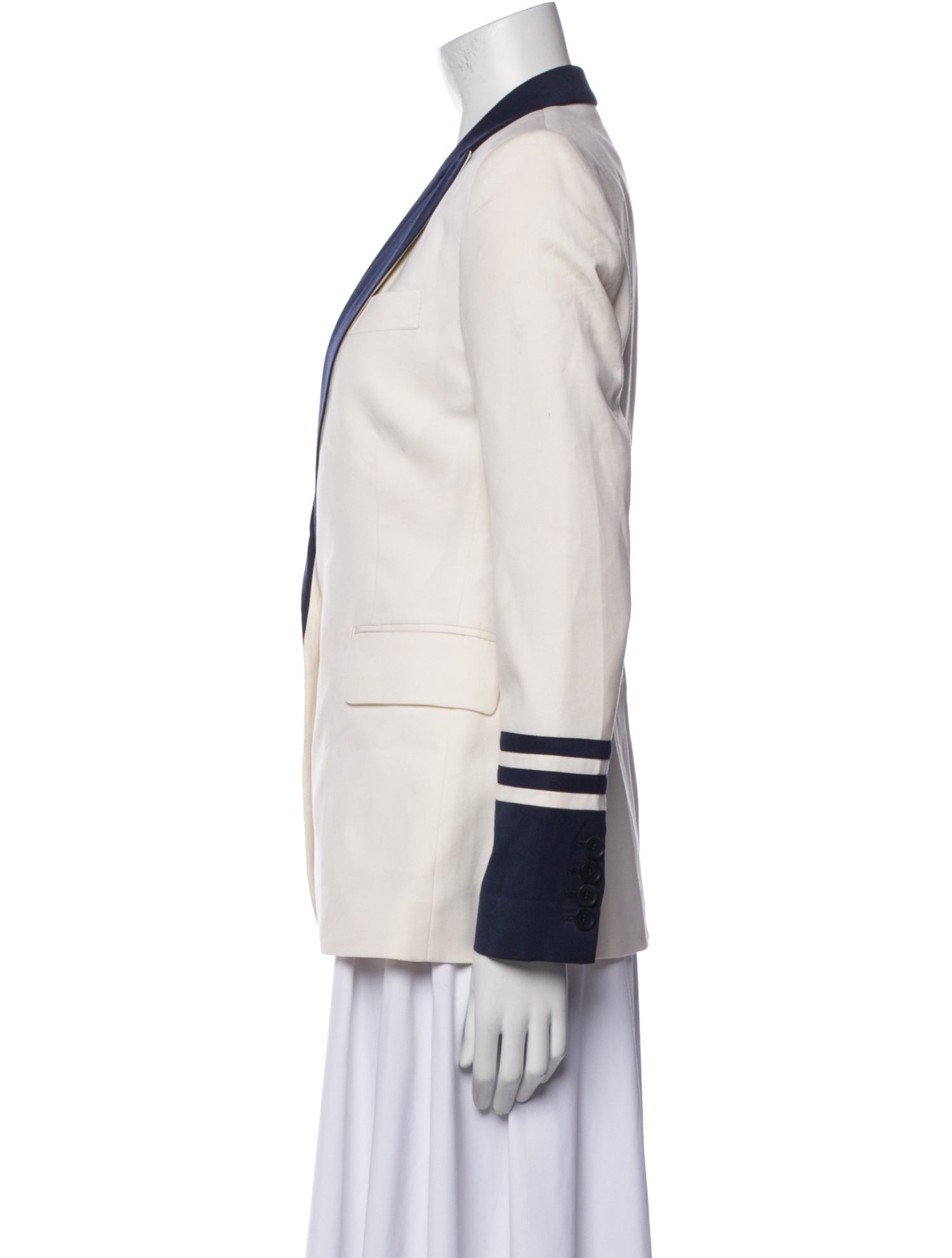 Equipment Wool Striped Blazer