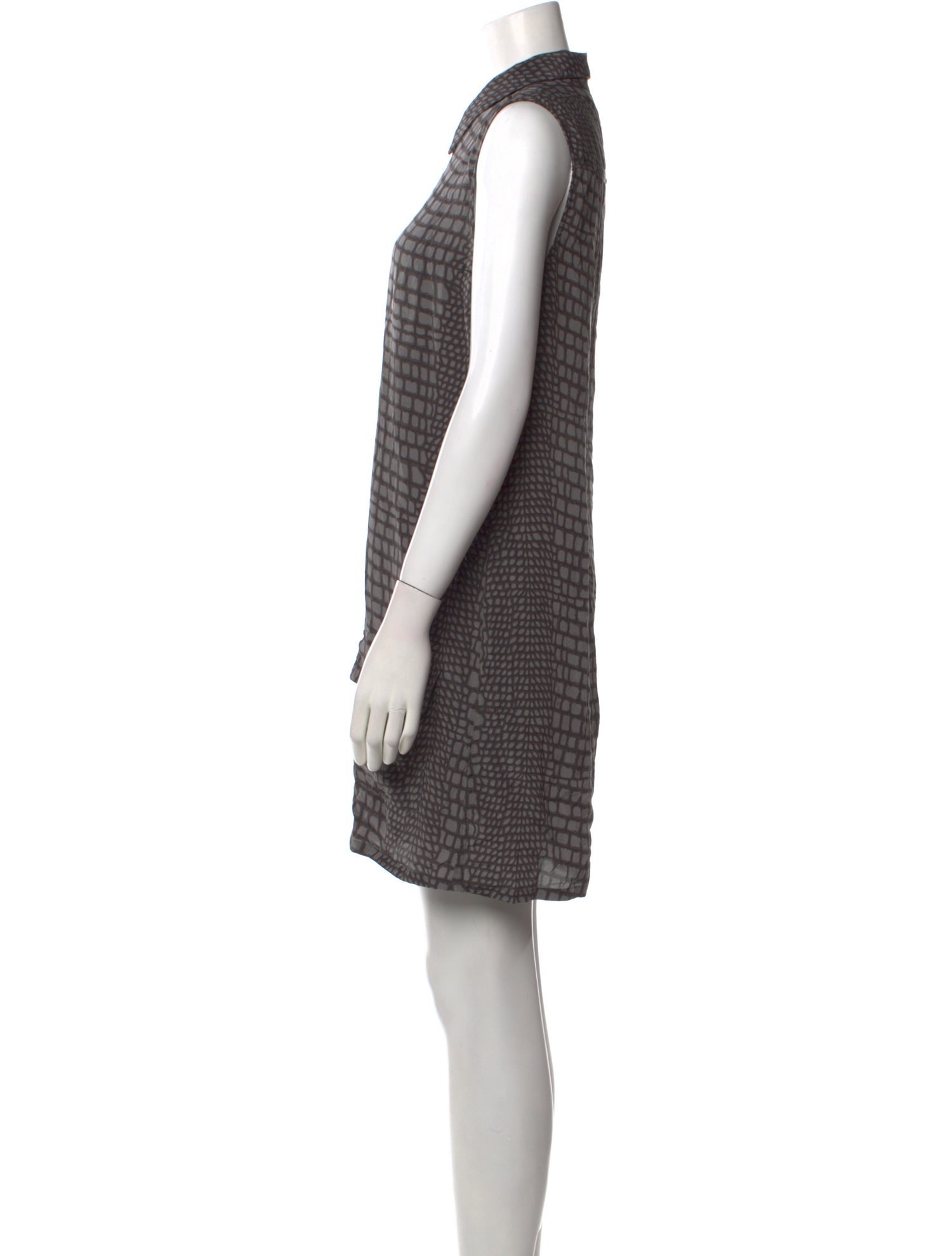 Equipment Plaid Print Mini Dress