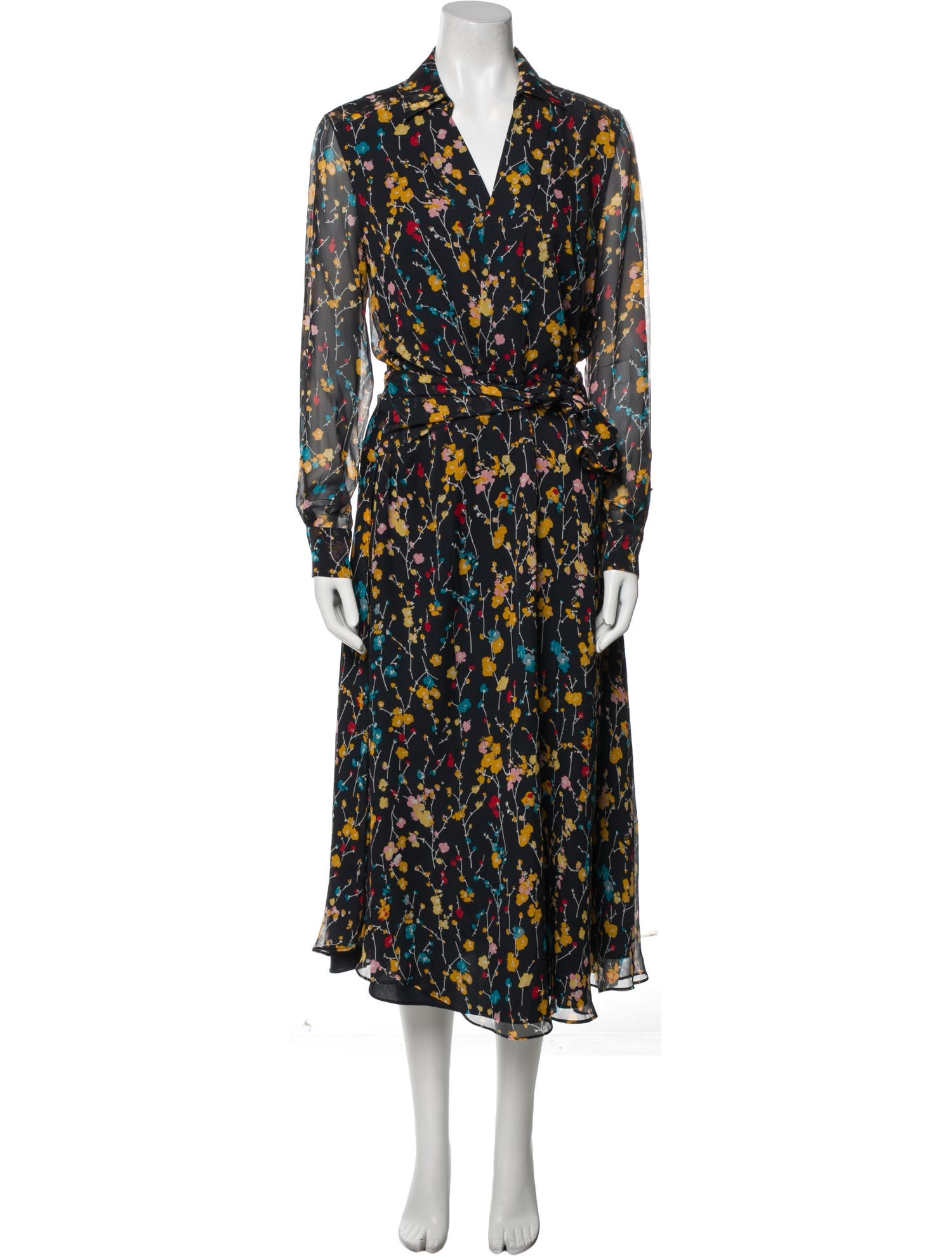 Equipment Silk Long Dress