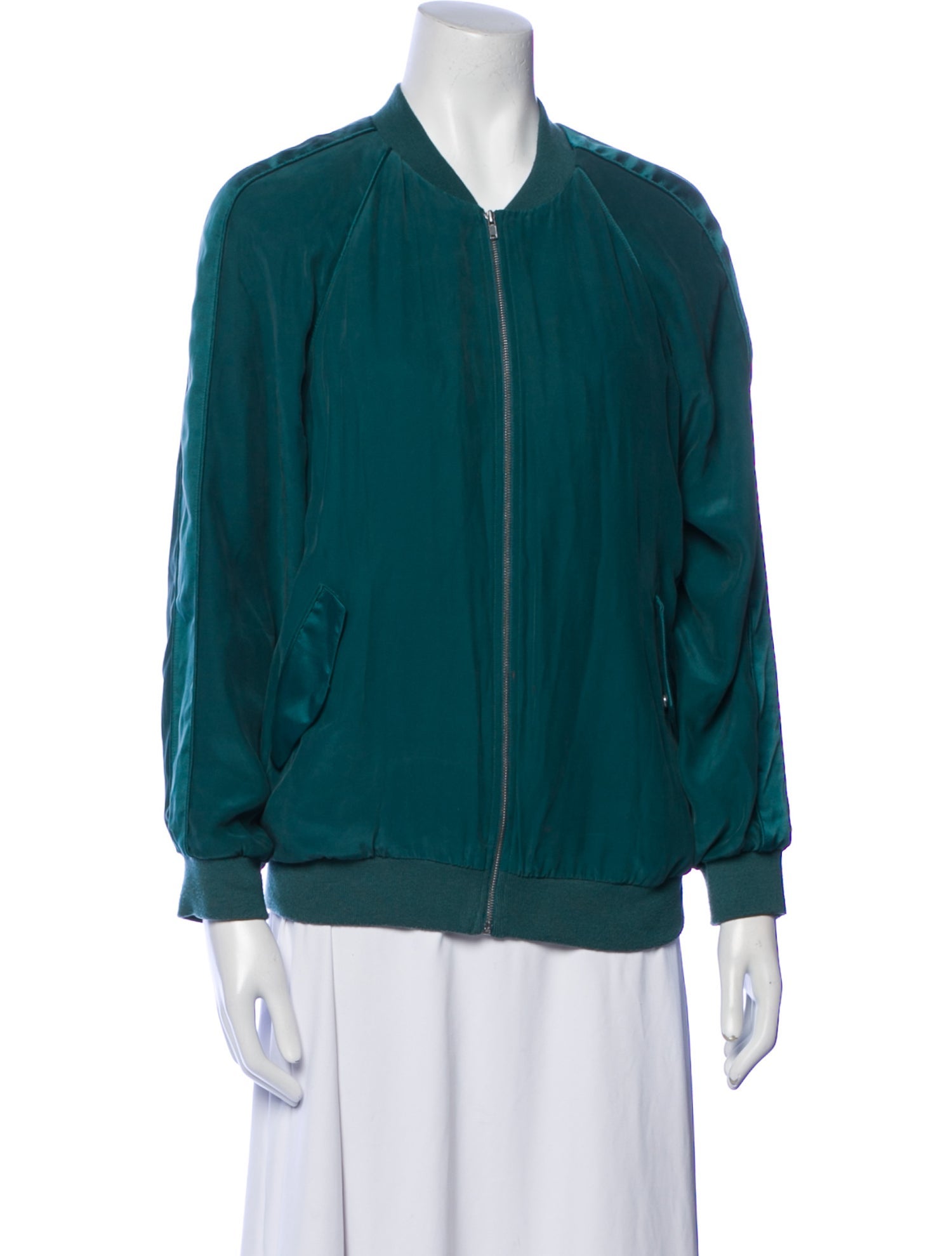 Equipment Silk Bomber Jacket