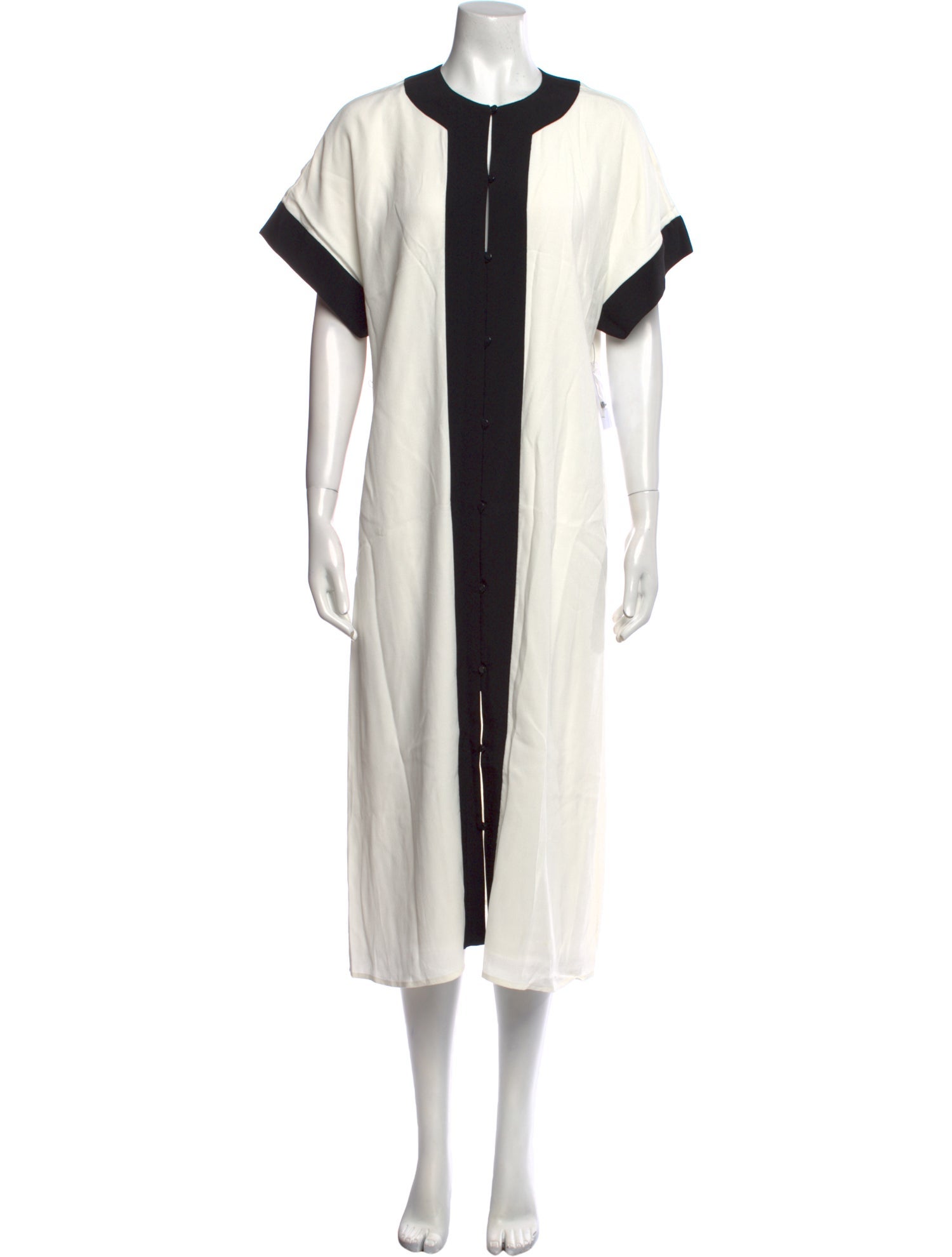 Equipment Crew Neck Midi Length Dress