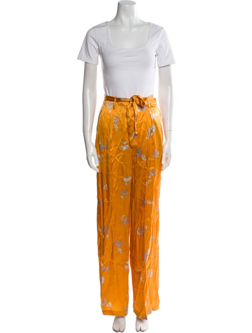Equipment Silk Floral Print Pant Set
