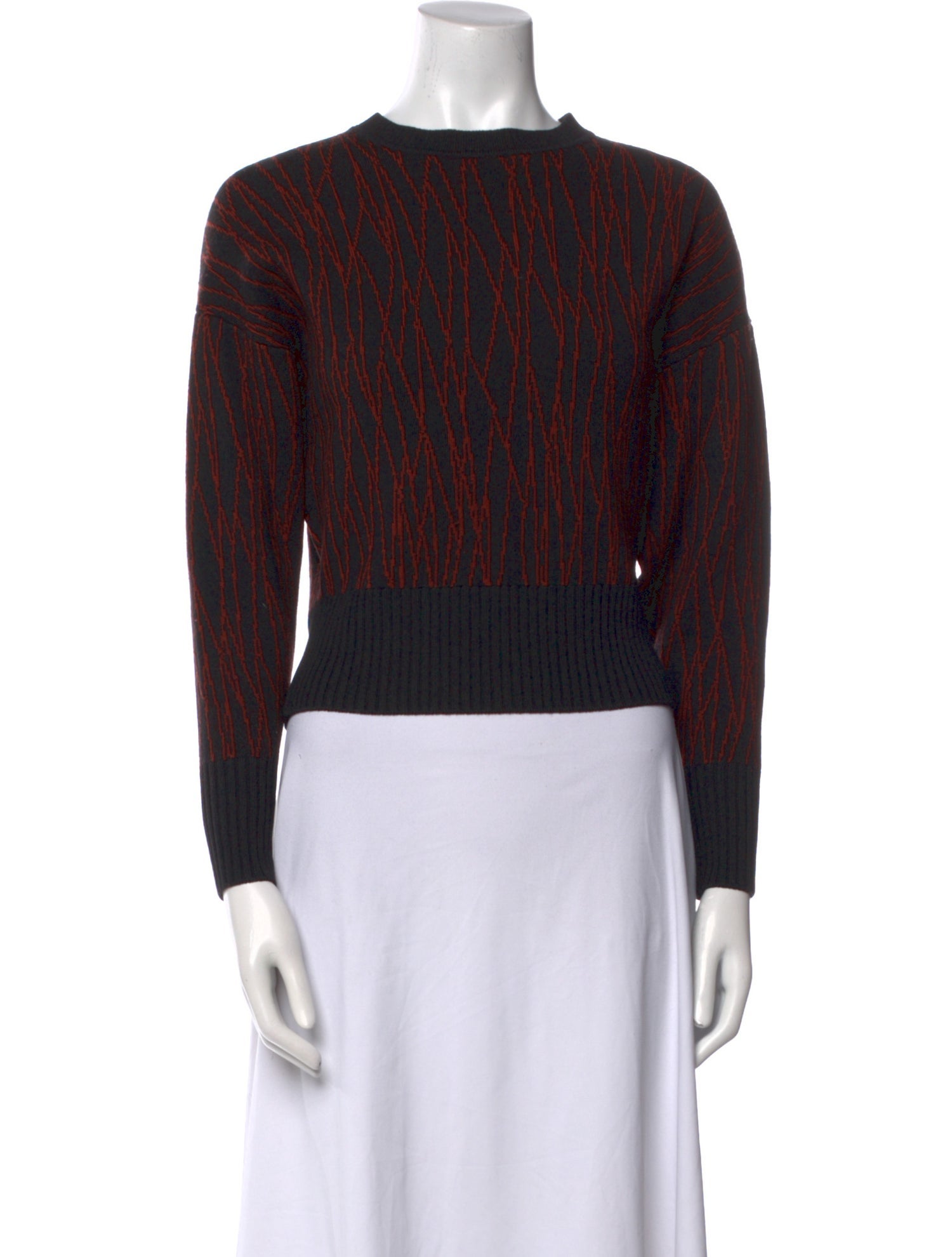 Equipment Wool Printed Sweater