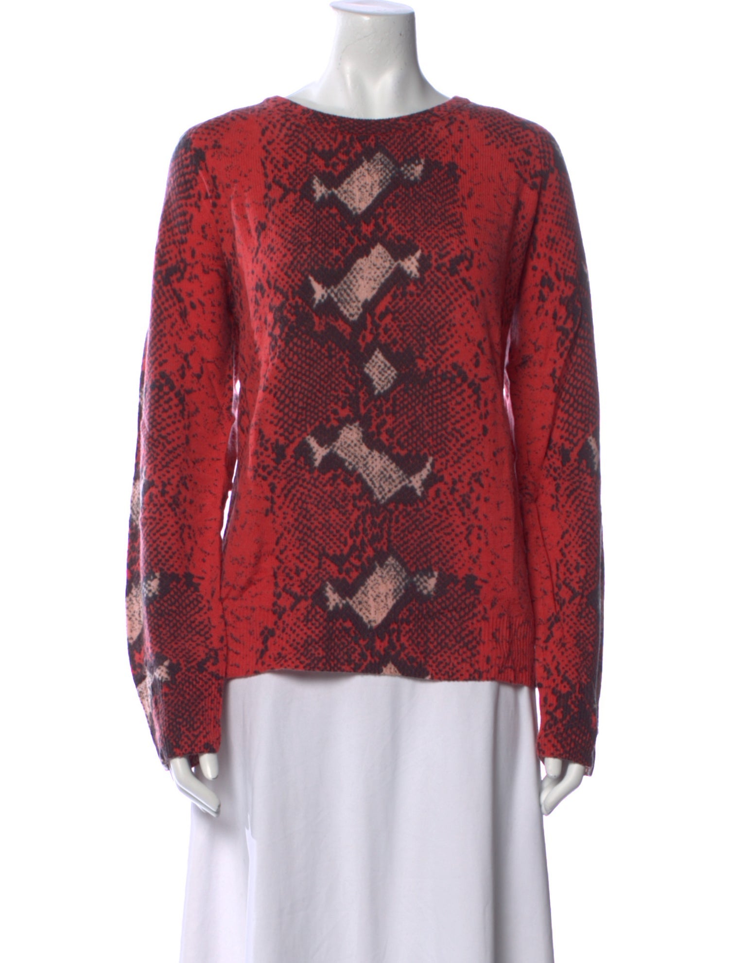 Equipment Cashmere Animal Print Sweater