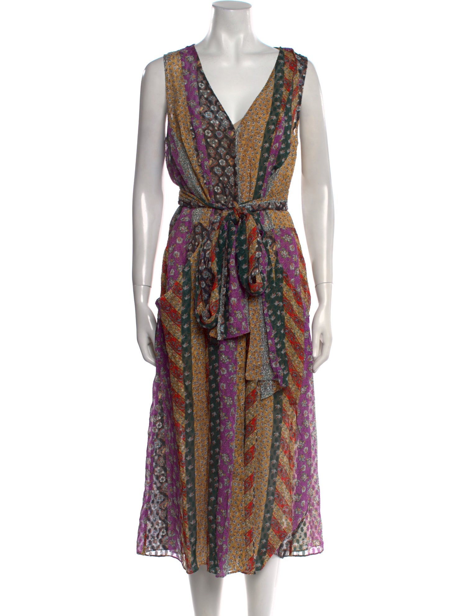 Equipment Silk Midi Length Dress w/ Tags