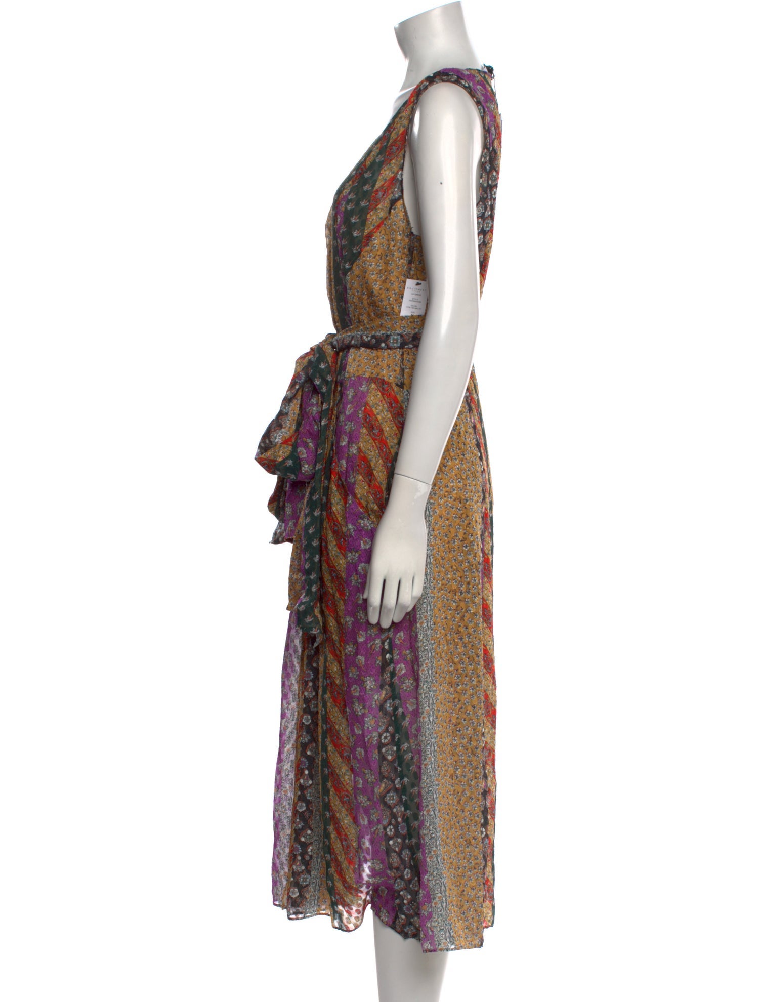 Equipment Silk Midi Length Dress w/ Tags