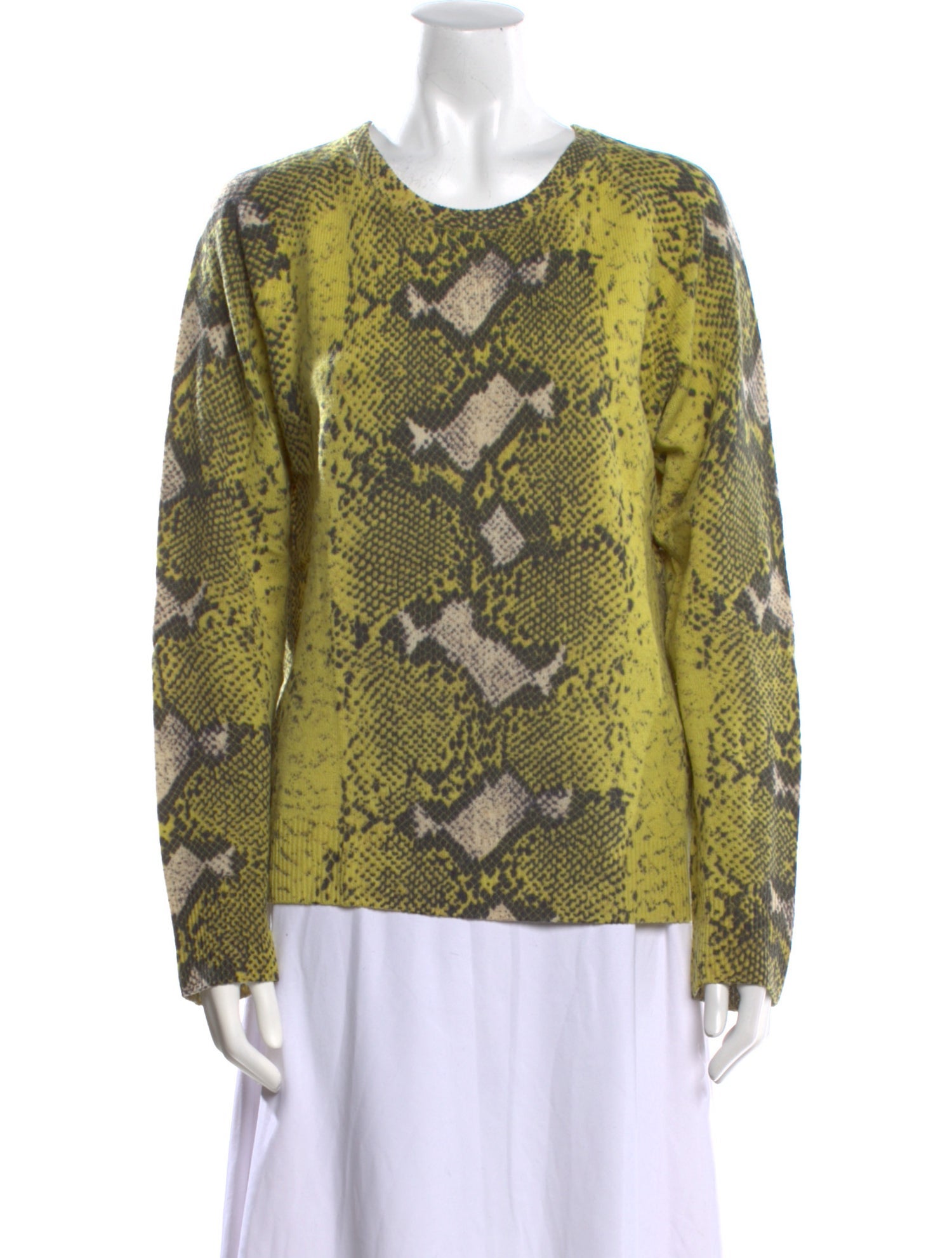 Equipment Cashmere Animal Print Sweater