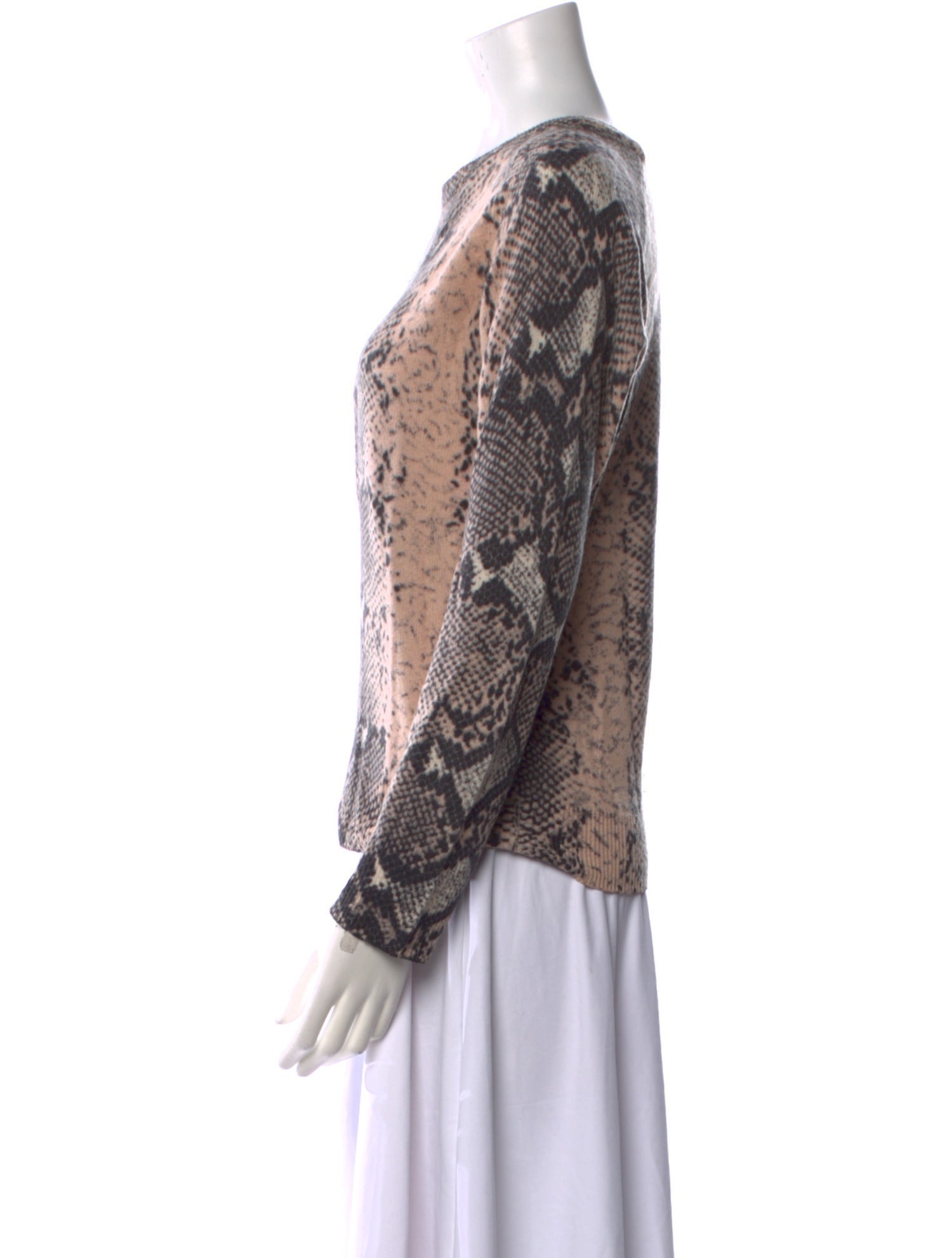 Equipment Cashmere Animal Print Sweater