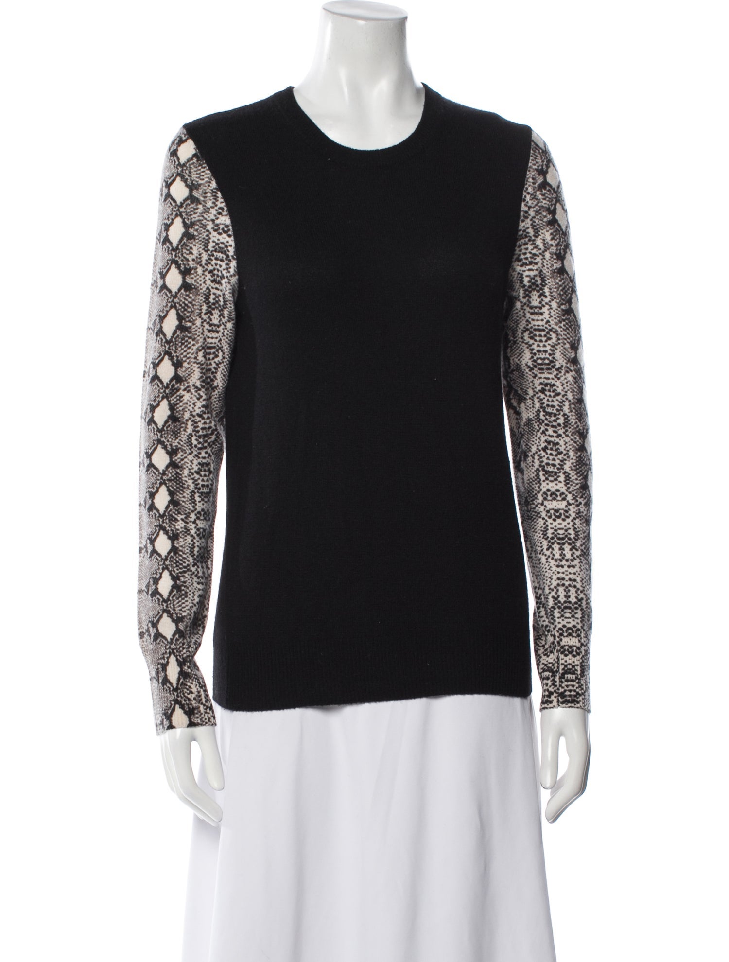Equipment Cashmere Animal Print Sweater