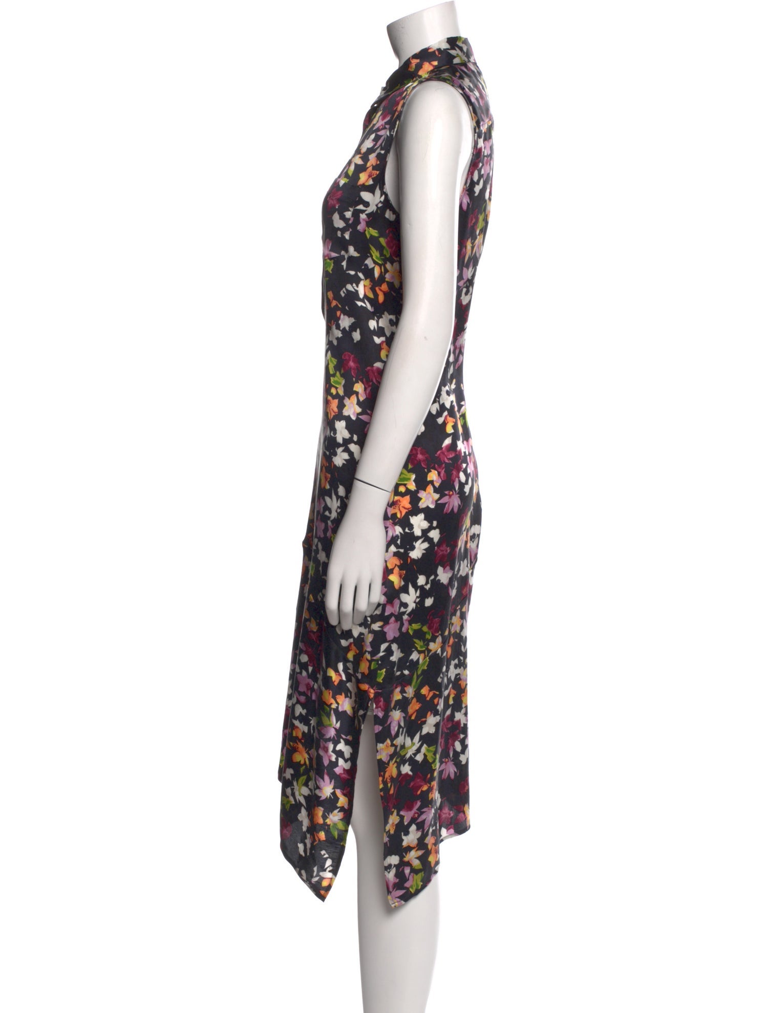 Equipment Silk Midi Length Dress