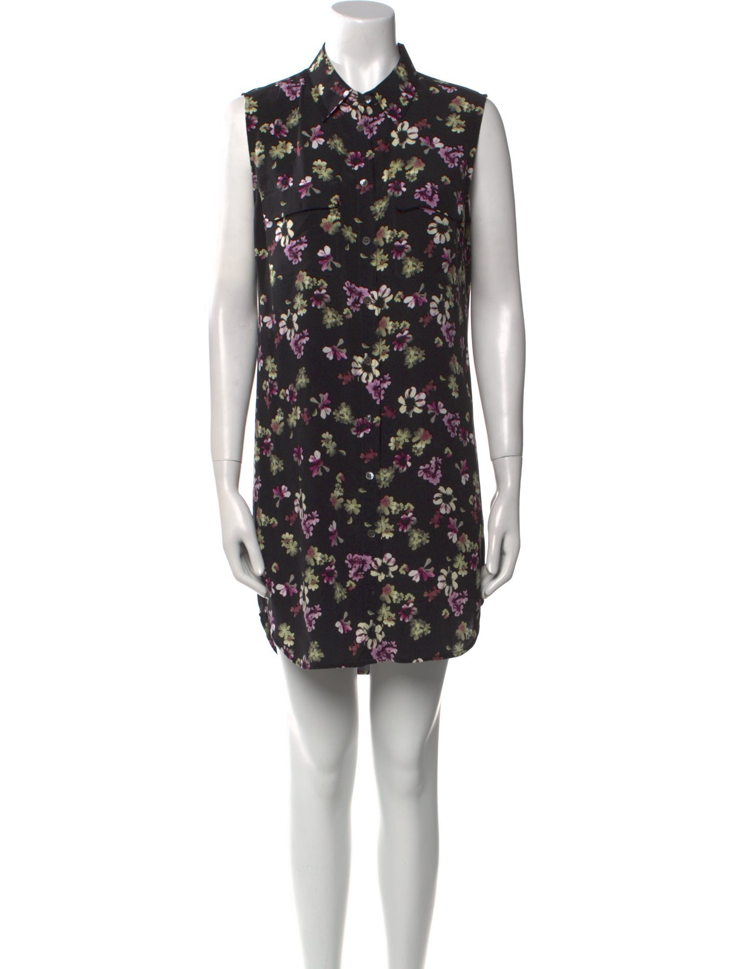 Equipment Silk Knee-Length Dress