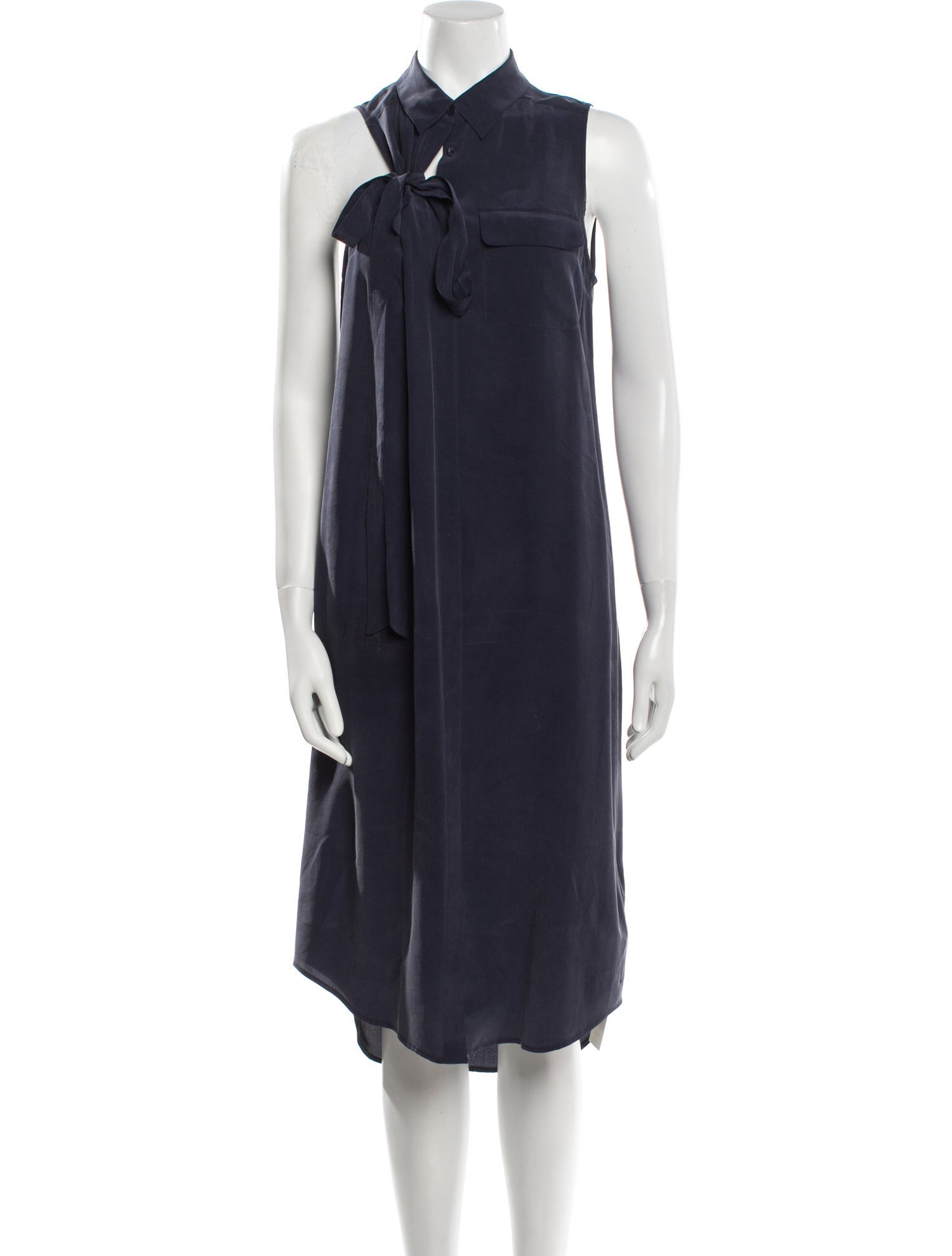 Equipment Silk Midi Length Dress