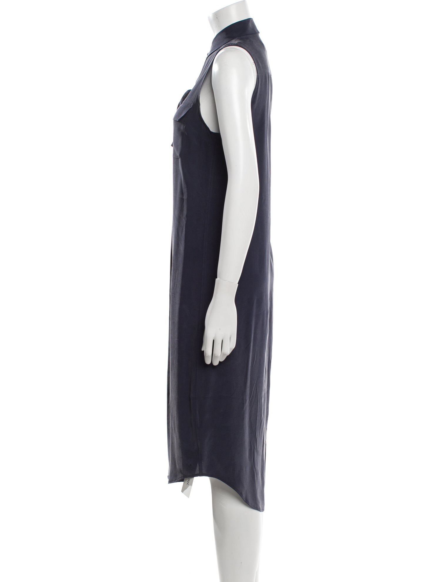 Equipment Silk Midi Length Dress