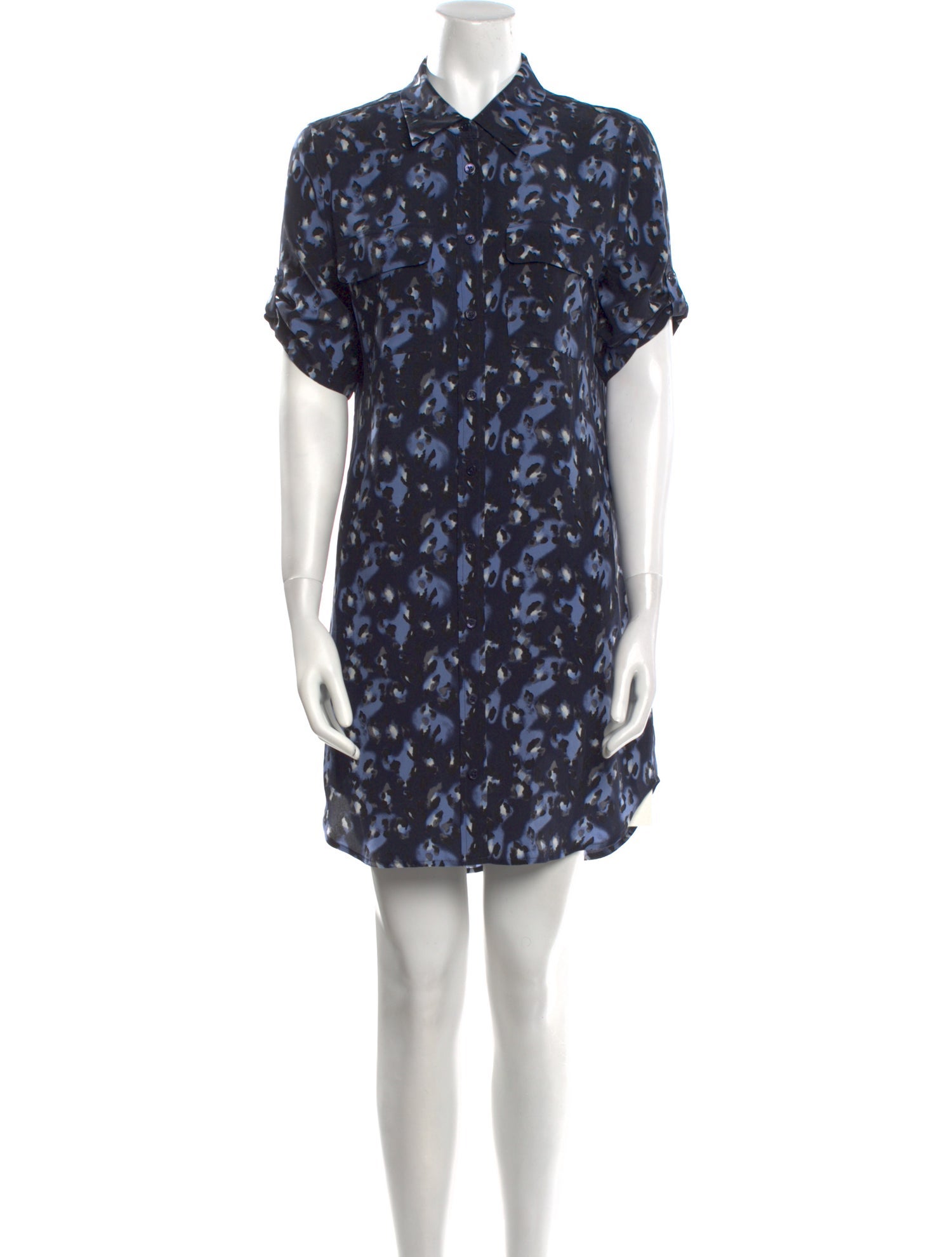 Equipment Silk Knee-Length Dress