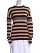 Equipment Striped Crew Neck Sweater
