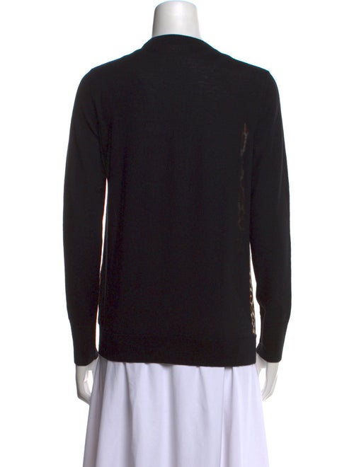 Equipment Wool Animal Print Sweater