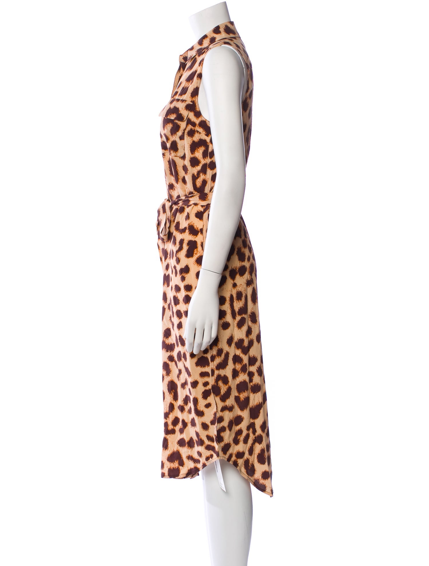 Equipment Silk Midi Length Dress