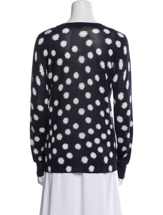 Equipment Silk Floral Print Sweater