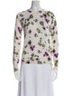 Equipment Silk Floral Print Sweater