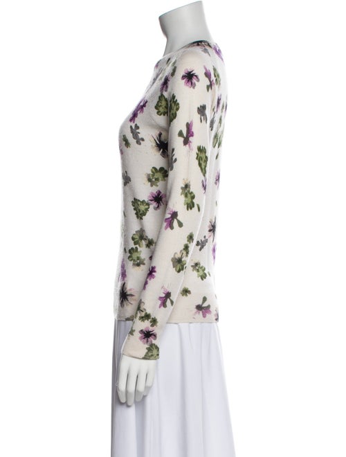 Equipment Silk Floral Print Sweater