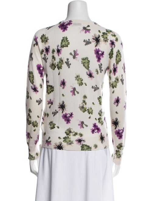 Equipment Silk Floral Print Sweater