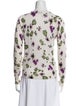 Equipment Silk Floral Print Sweater